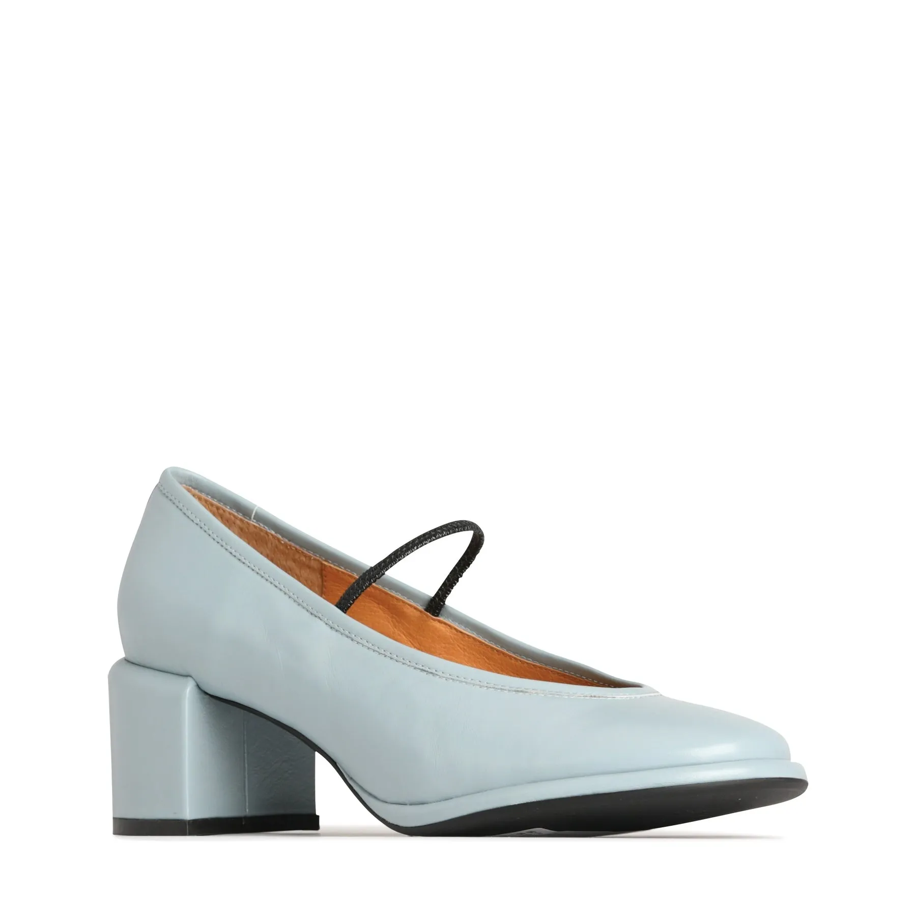 DARCELLA LEATHER BALLERINA HEELS