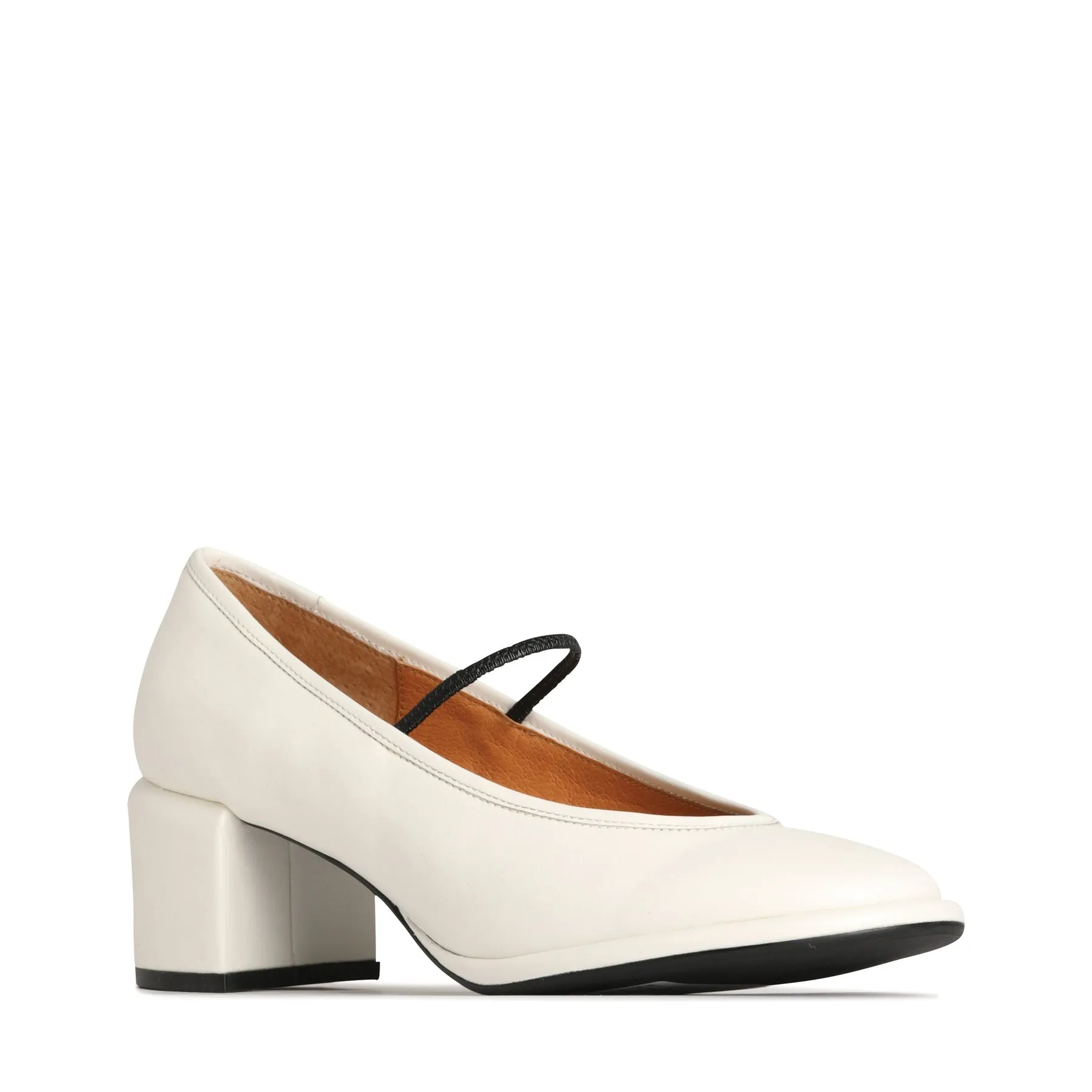 DARCELLA LEATHER BALLERINA HEELS