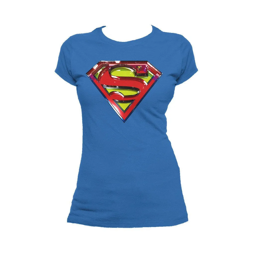 DC Comics Superman Logo Glass Official Women's T-shirt