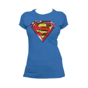 DC Comics Superman Logo Glass Official Women's T-shirt