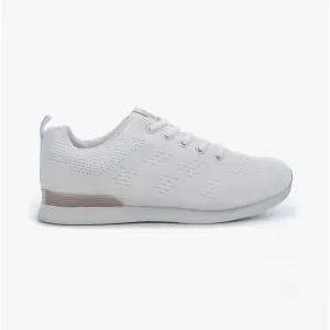 DEK TARGET Mens Lace Up Bowls Trainers White