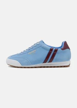 Dijon Trainer - Sky Blue/Burgundy/White