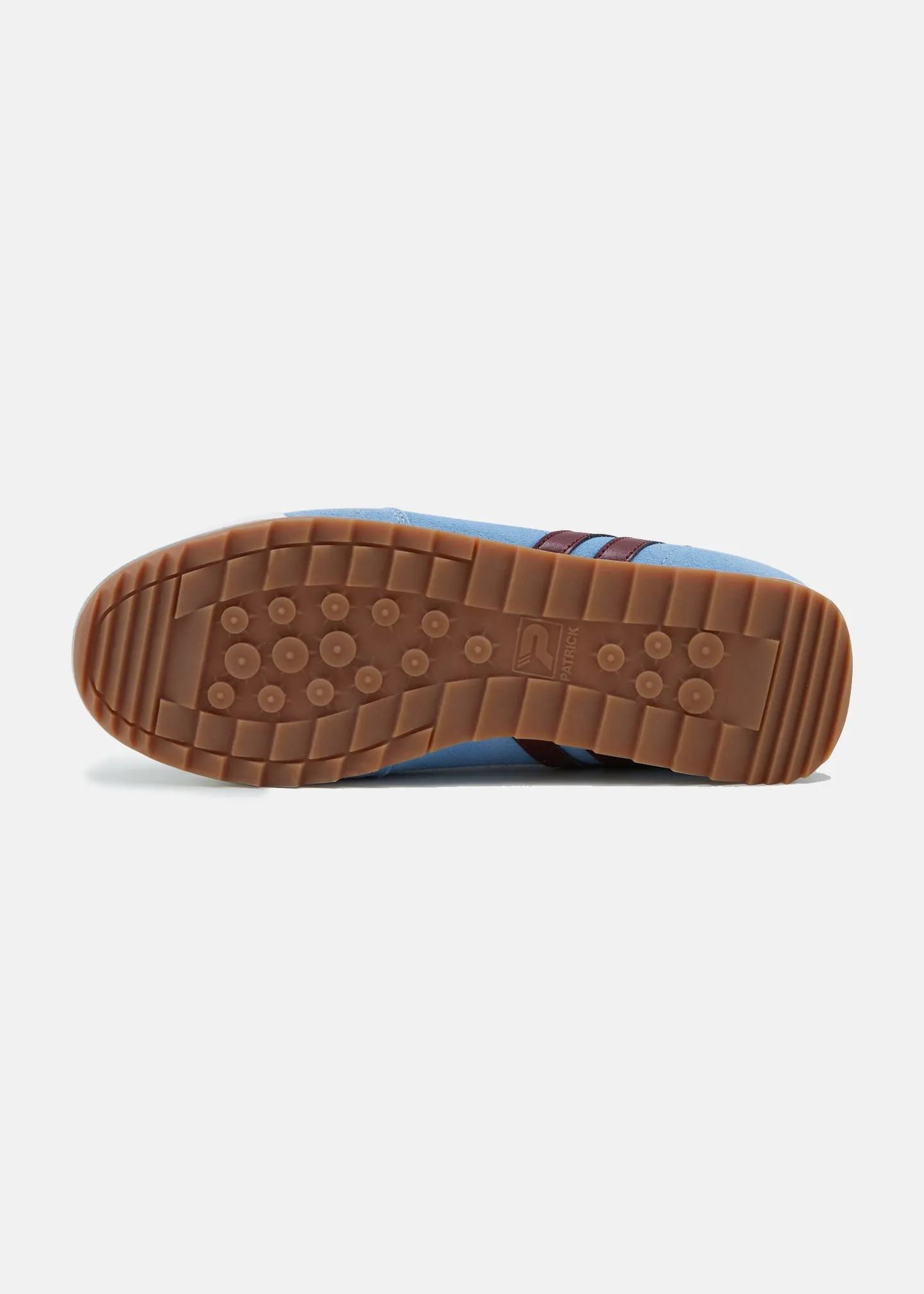 Dijon Trainer - Sky Blue/Burgundy/White