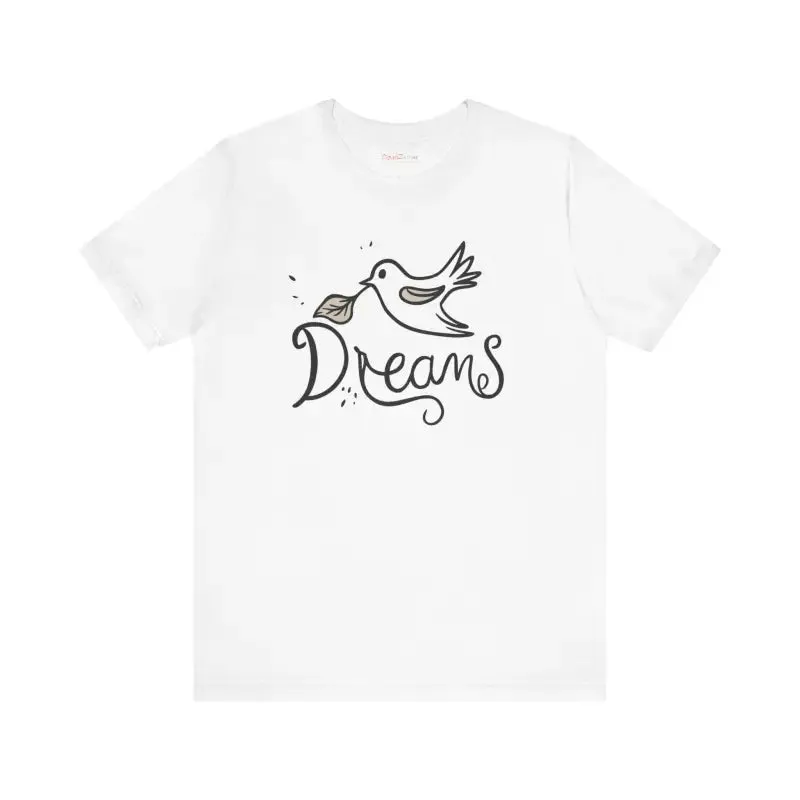 Dreamy Bird Unisex Jersey Short Tee Soar in Comfort
