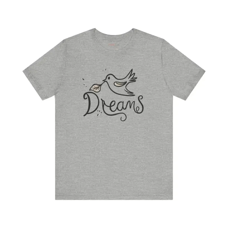 Dreamy Bird Unisex Jersey Short Tee Soar in Comfort