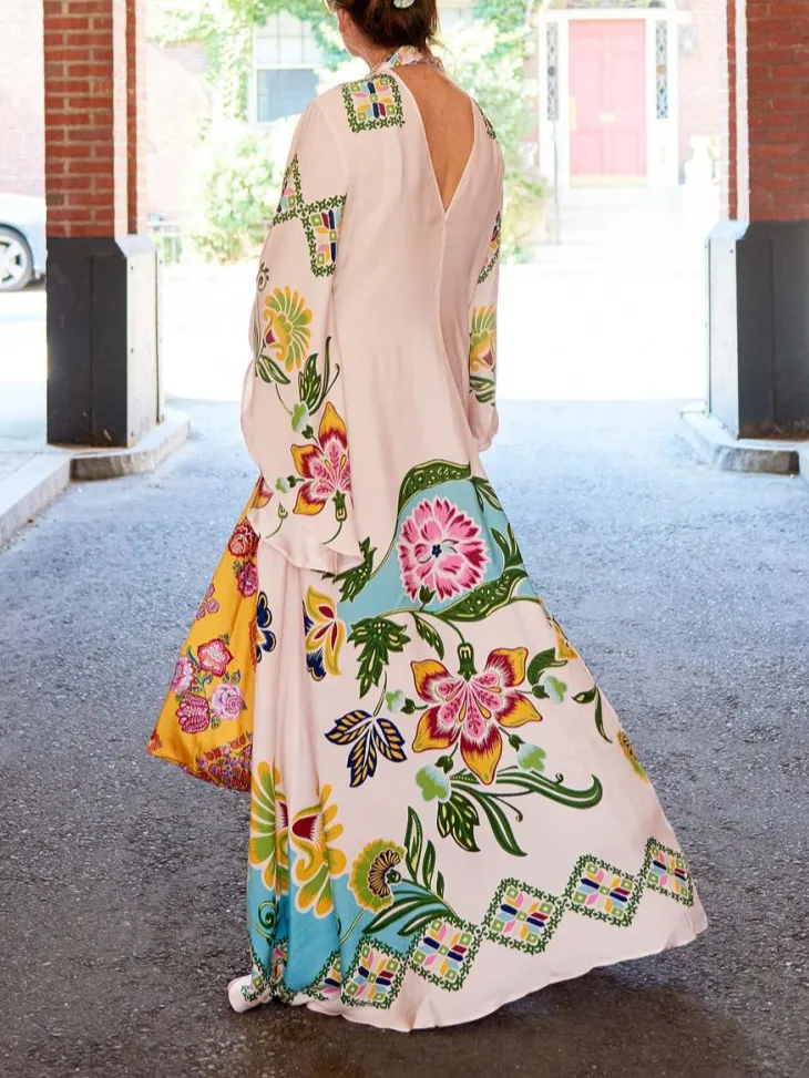 Eileen Floral Long Sleeve Maxi Dress