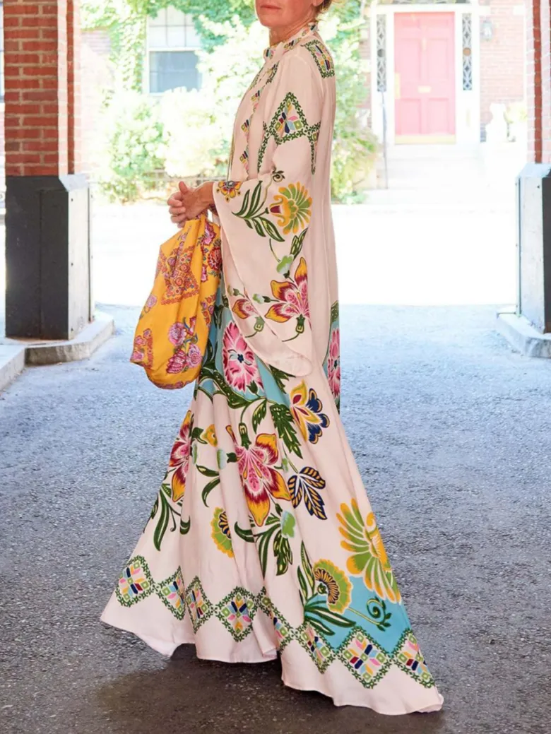 Eileen Floral Long Sleeve Maxi Dress