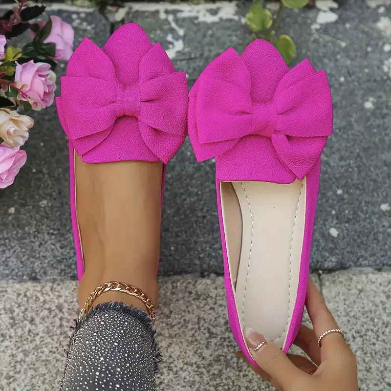 Elegant Black Slip-On Flats for Women - Lightweight, Comfortable & Versatile