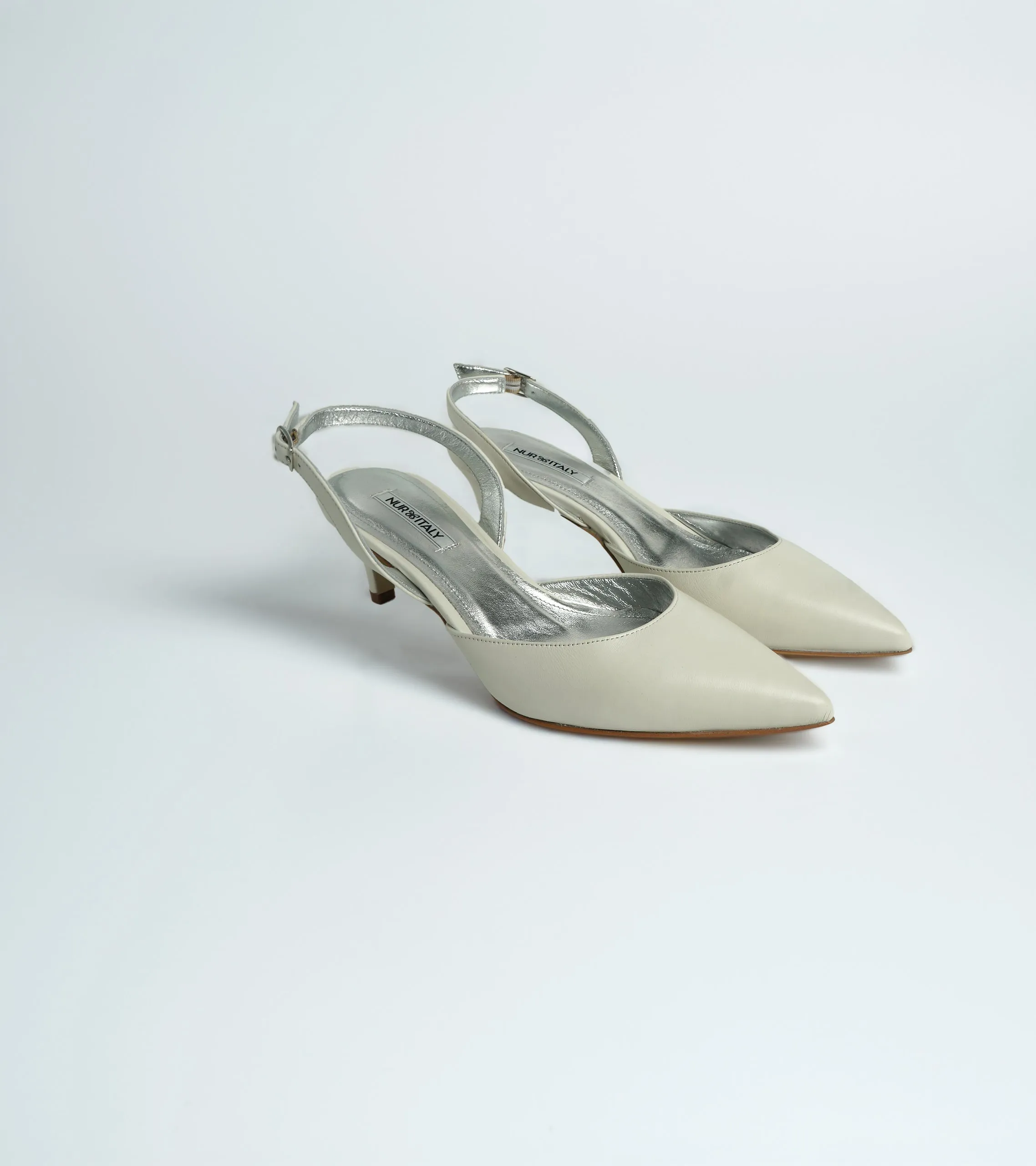 Emmanuela - Nappa Leather Slingback Pumps