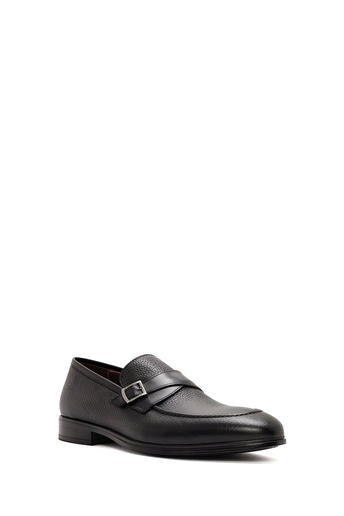 Erkek Siyah Deri Casual Loafer