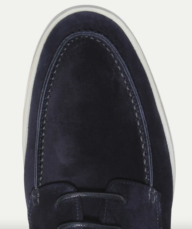 Fabian | Men's Suede Lace-Up Moccasin Loafers - Soft, Flexible Sole for Smart Casual Style