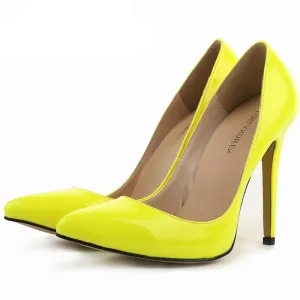 fashion pointed toe high heels shoes woman weeding party women's pumps size 35-42 Heel height 11cm