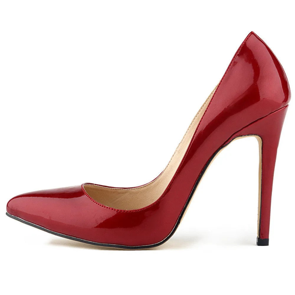 fashion pointed toe high heels shoes woman weeding party women's pumps size 35-42 Heel height 11cm