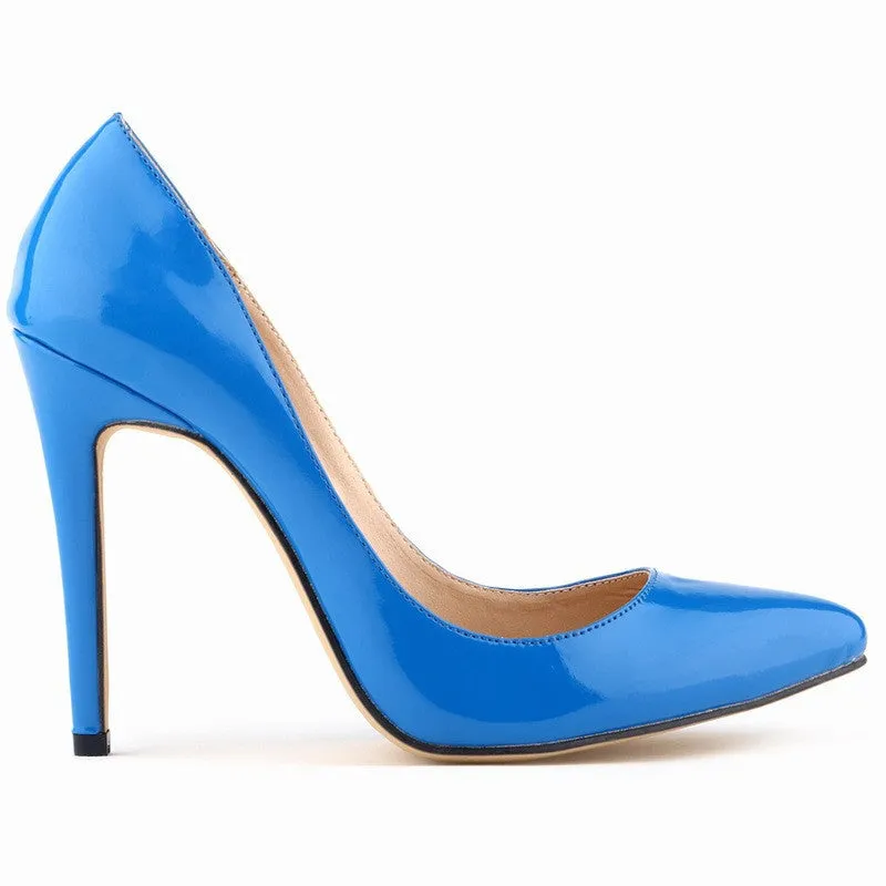 fashion pointed toe high heels shoes woman weeding party women's pumps size 35-42 Heel height 11cm
