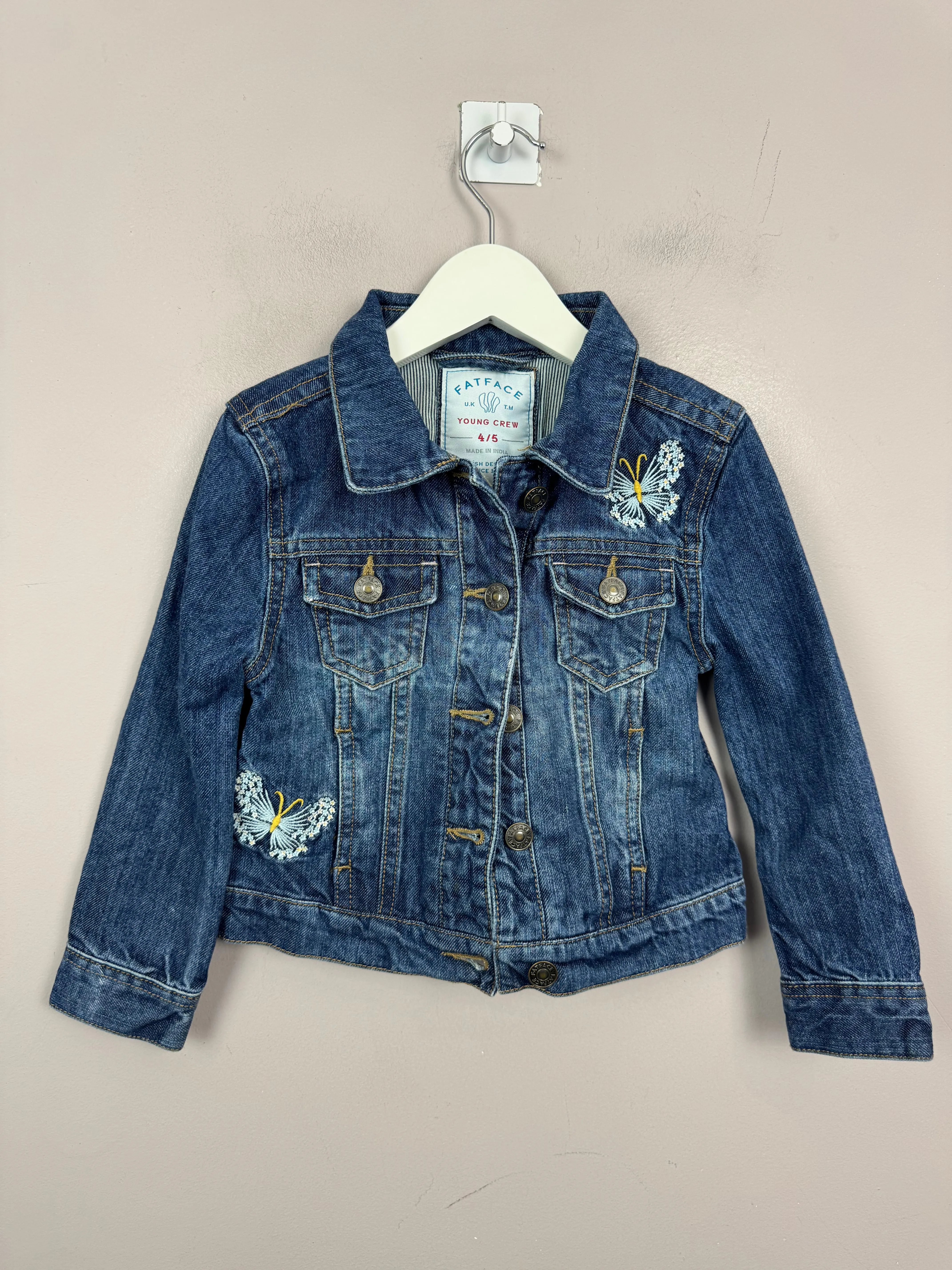 Fat Face Denim Jacket 4-5y
