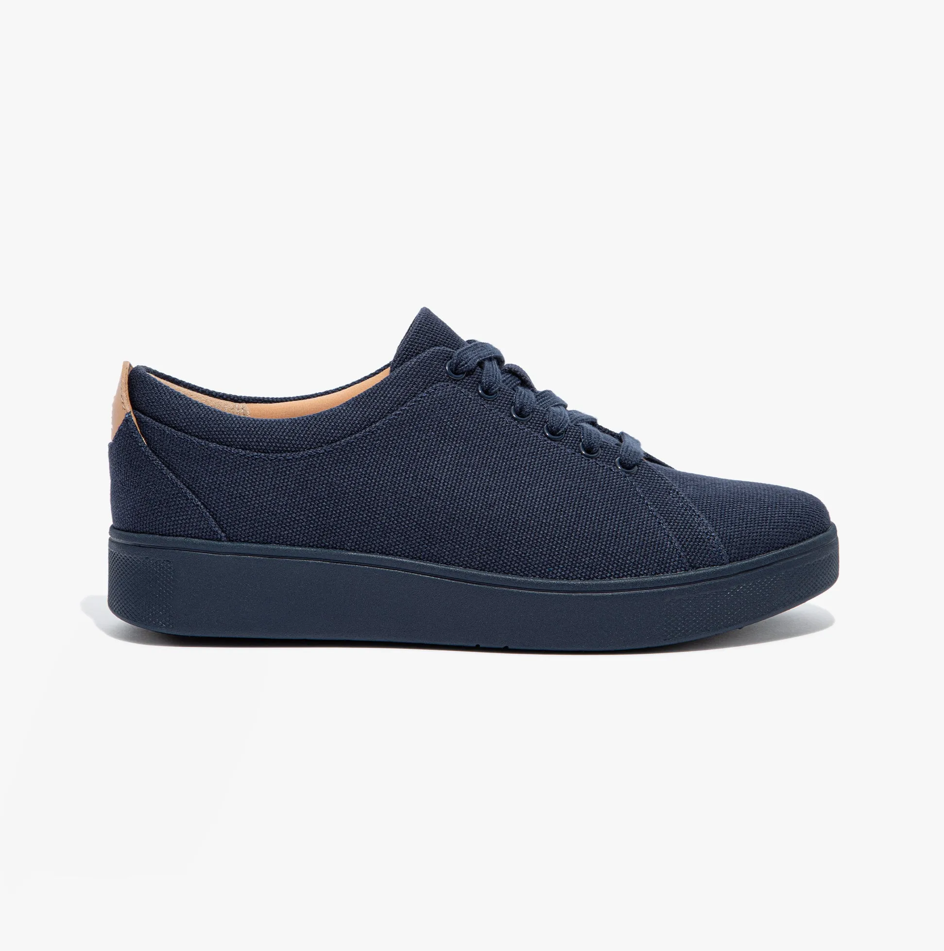 FitFlop RALLY CANVAS Womens Casual Trainers Midnight Navy