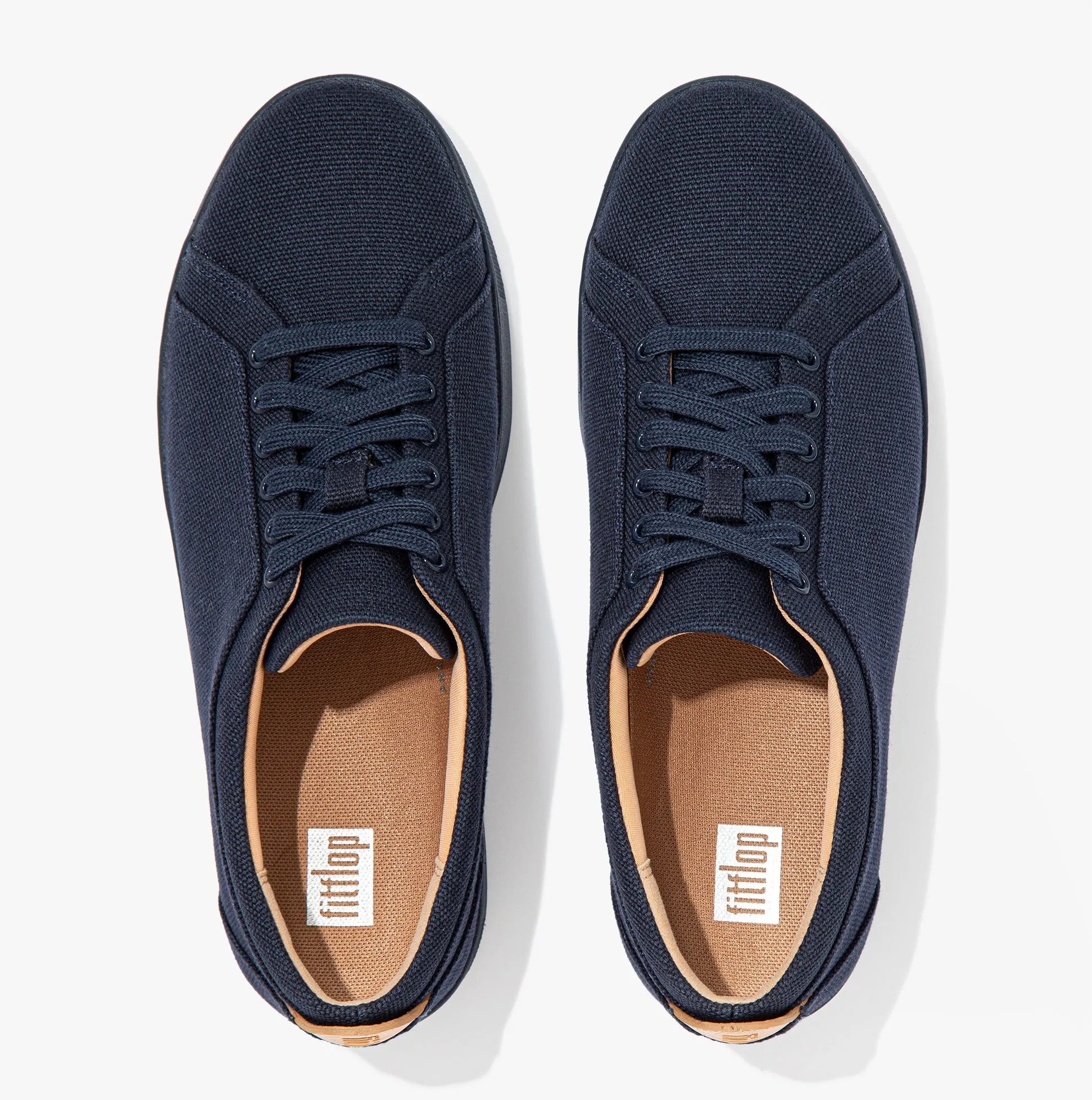 FitFlop RALLY CANVAS Womens Casual Trainers Midnight Navy