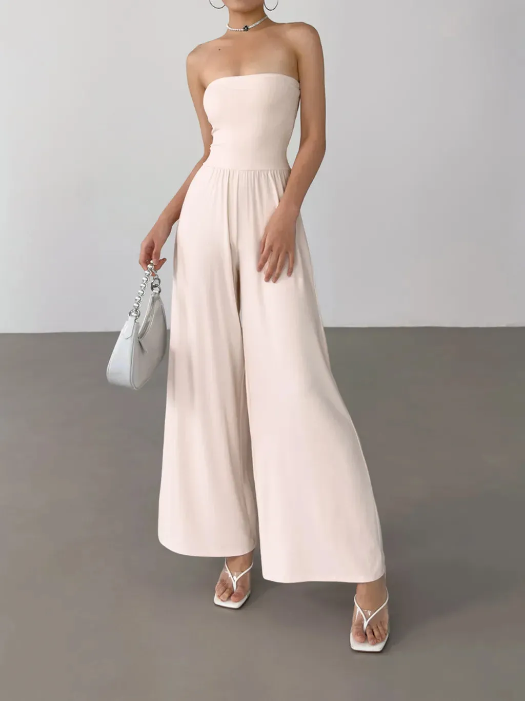 Floria Strapless Jumpsuit