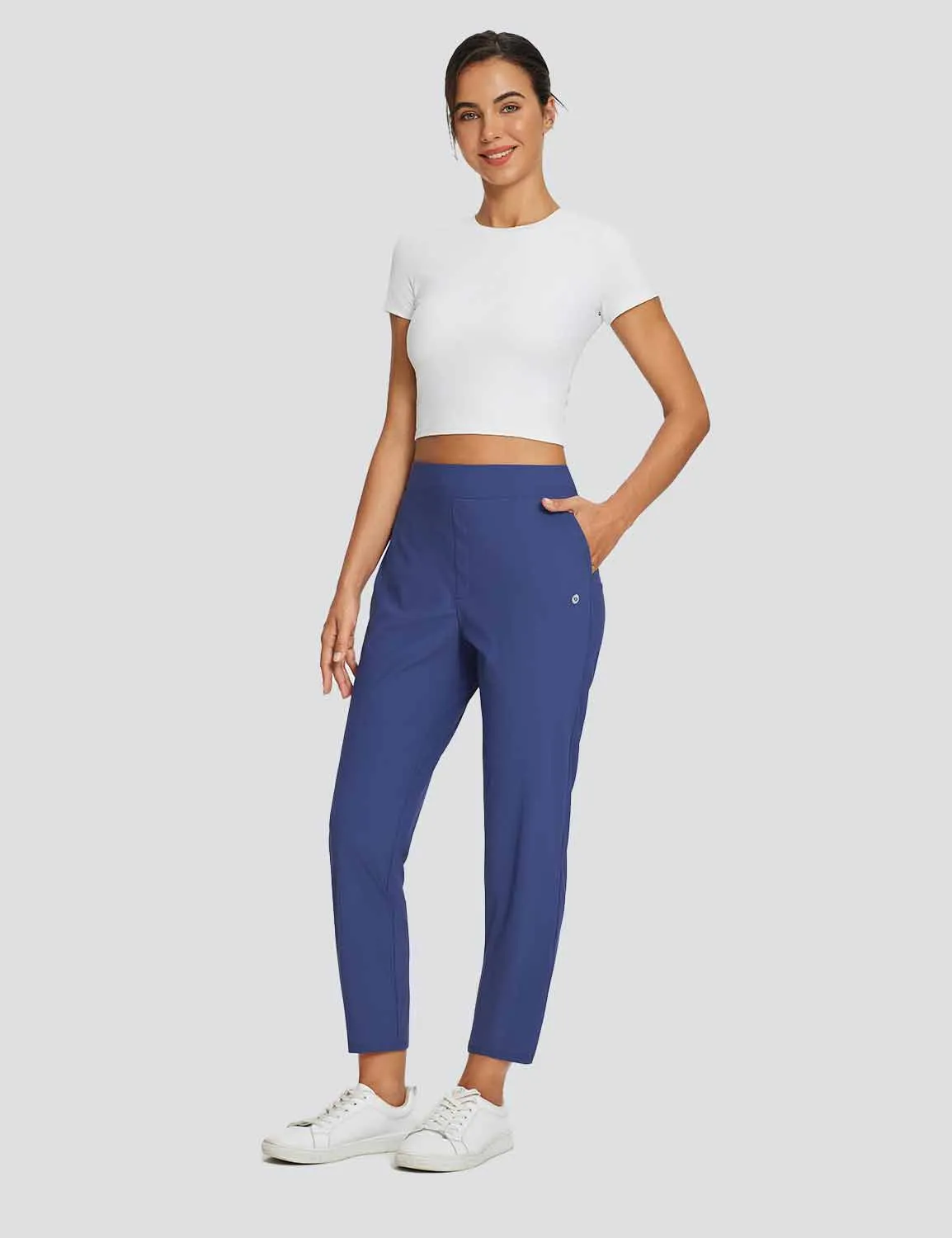 Flyleaf Ankle-length High-rise Pants