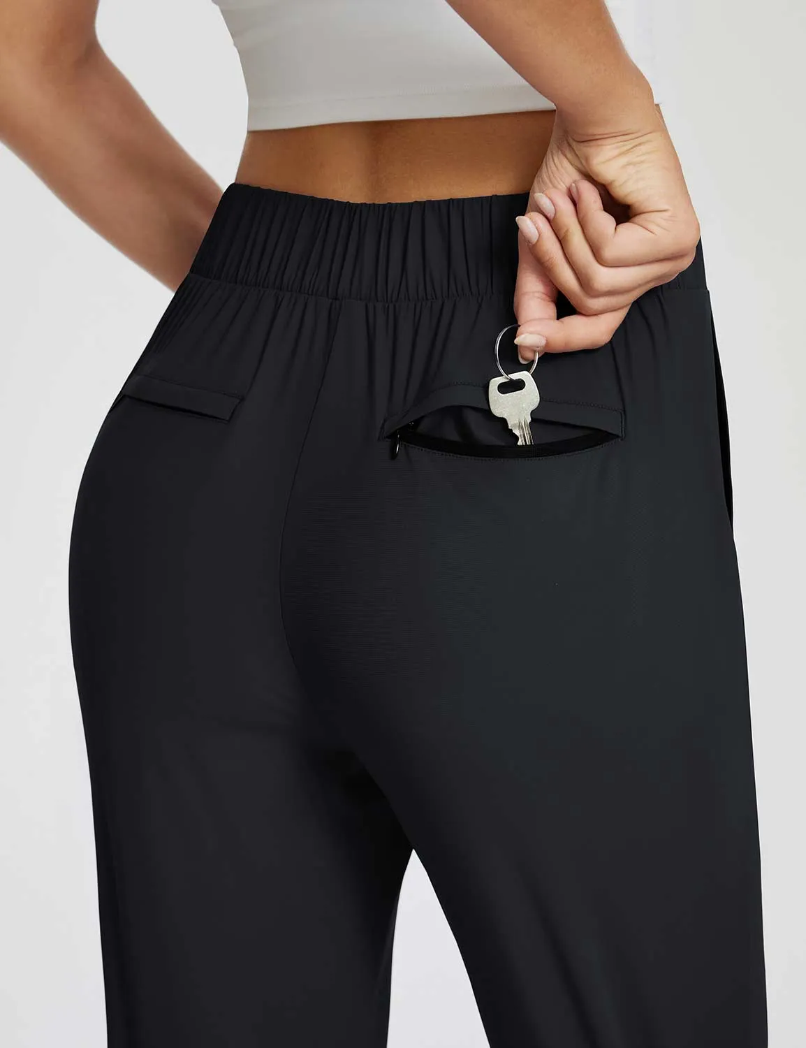 Flyleaf Ankle-length High-rise Pants