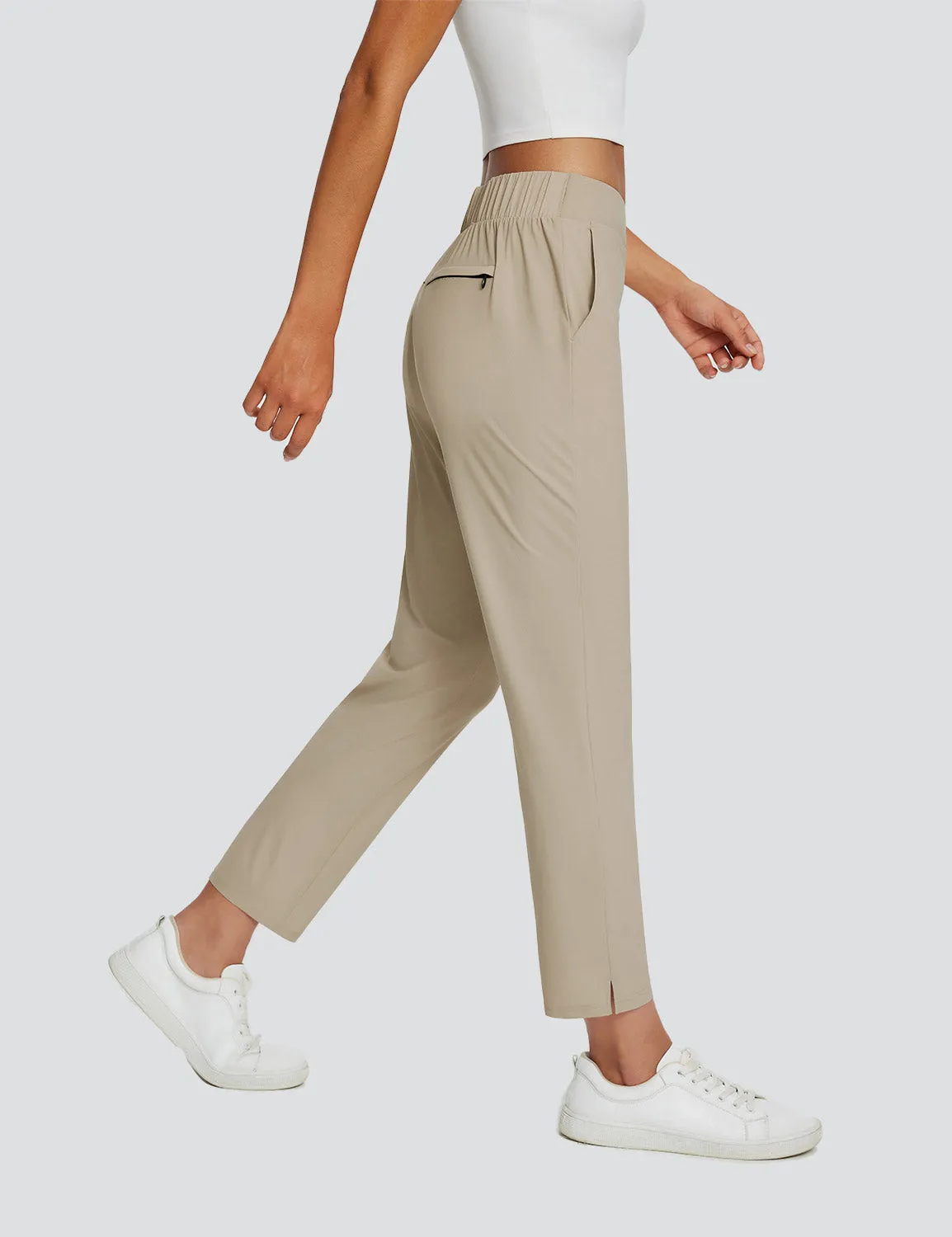 Flyleaf Ankle-length High-rise Pants