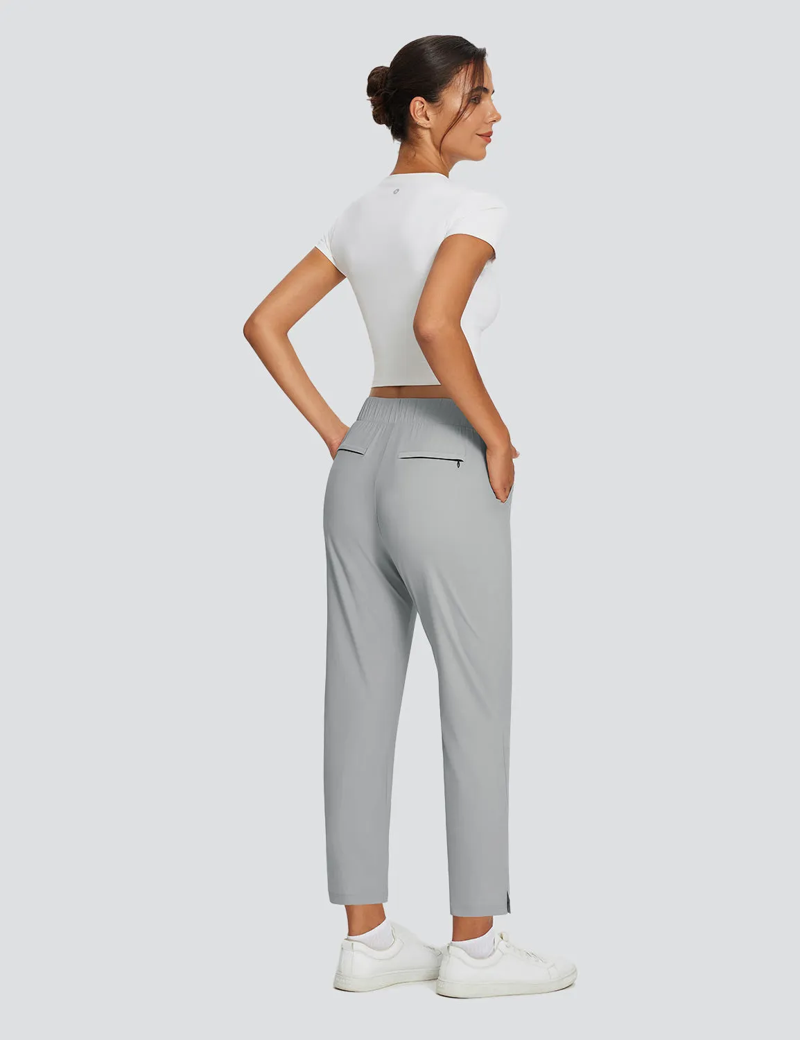 Flyleaf Ankle-length High-rise Pants