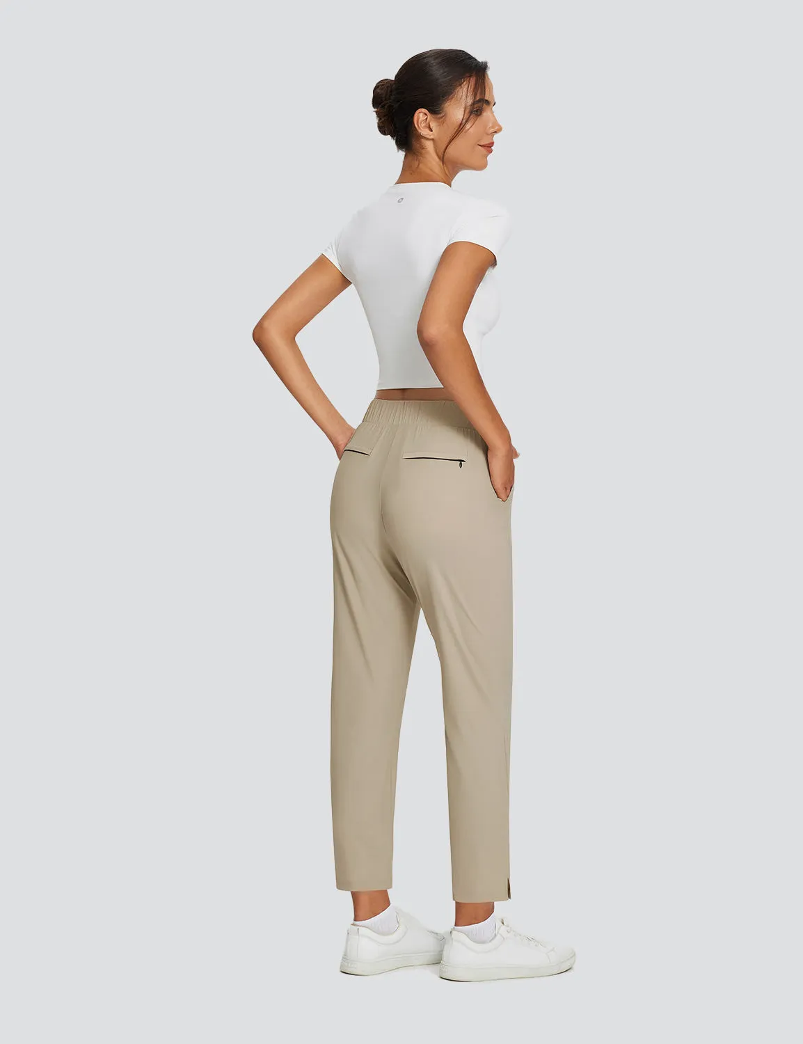Flyleaf Ankle-length High-rise Pants