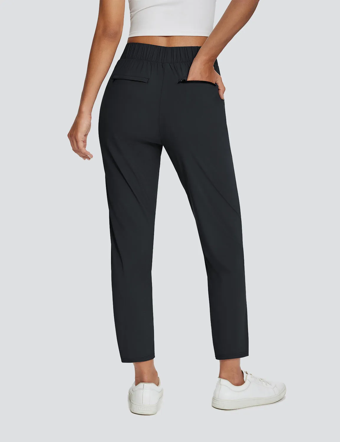 Flyleaf Ankle-length High-rise Pants