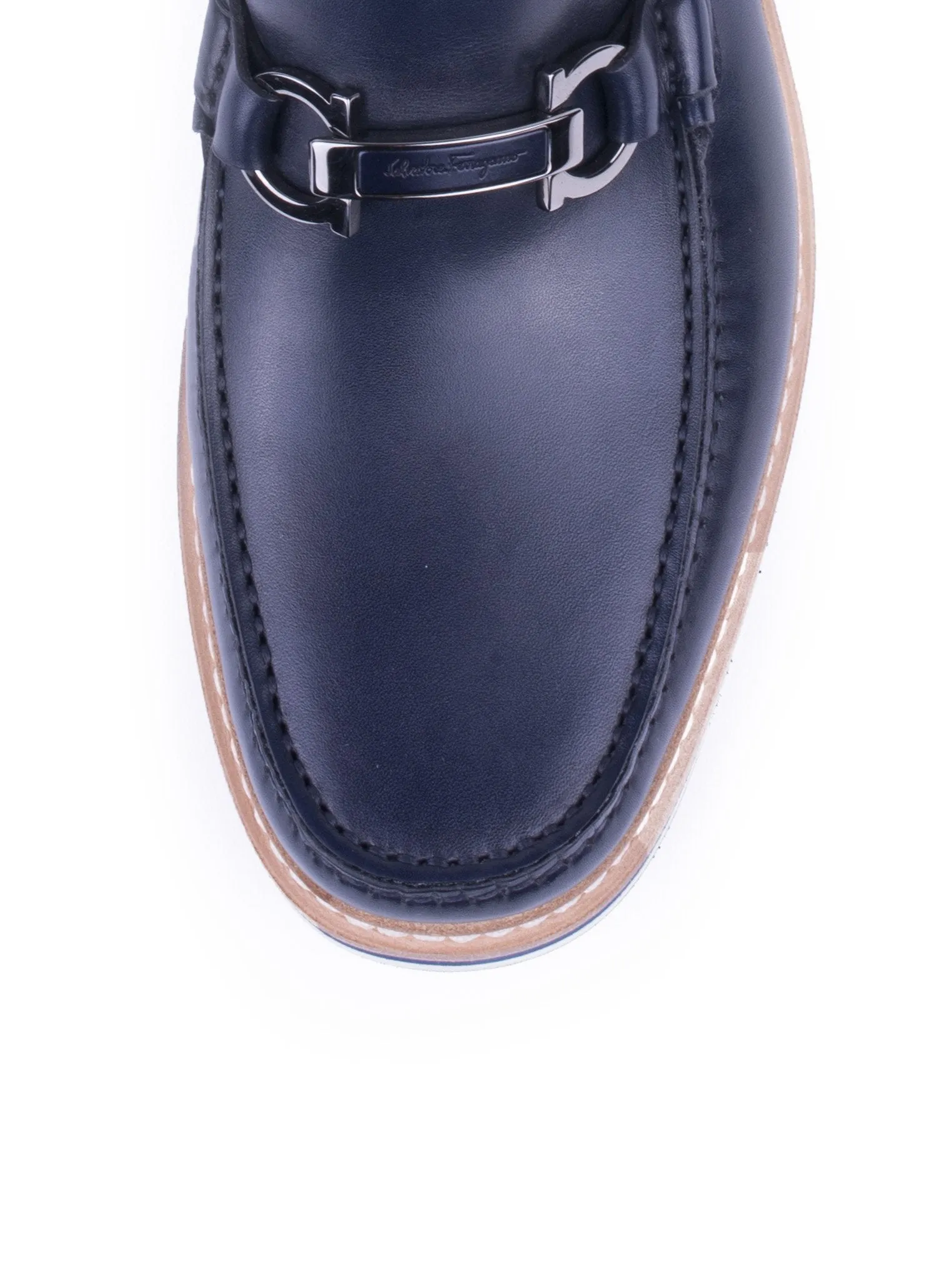Folk Moccasin - Blue Marin