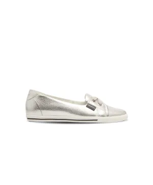 Frankie4 Hannah III Silver Tumbled Flats