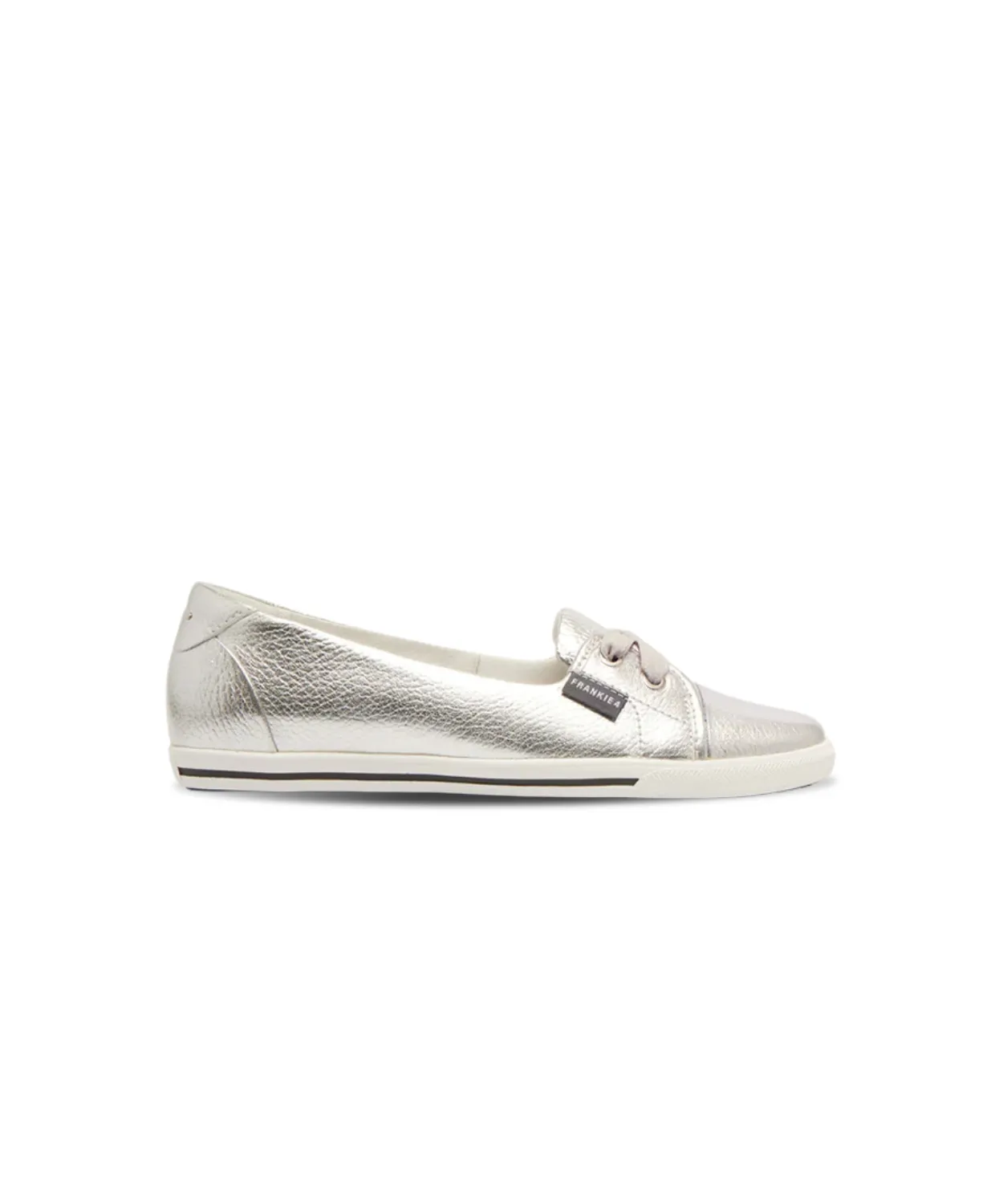 Frankie4 Hannah III Silver Tumbled Flats