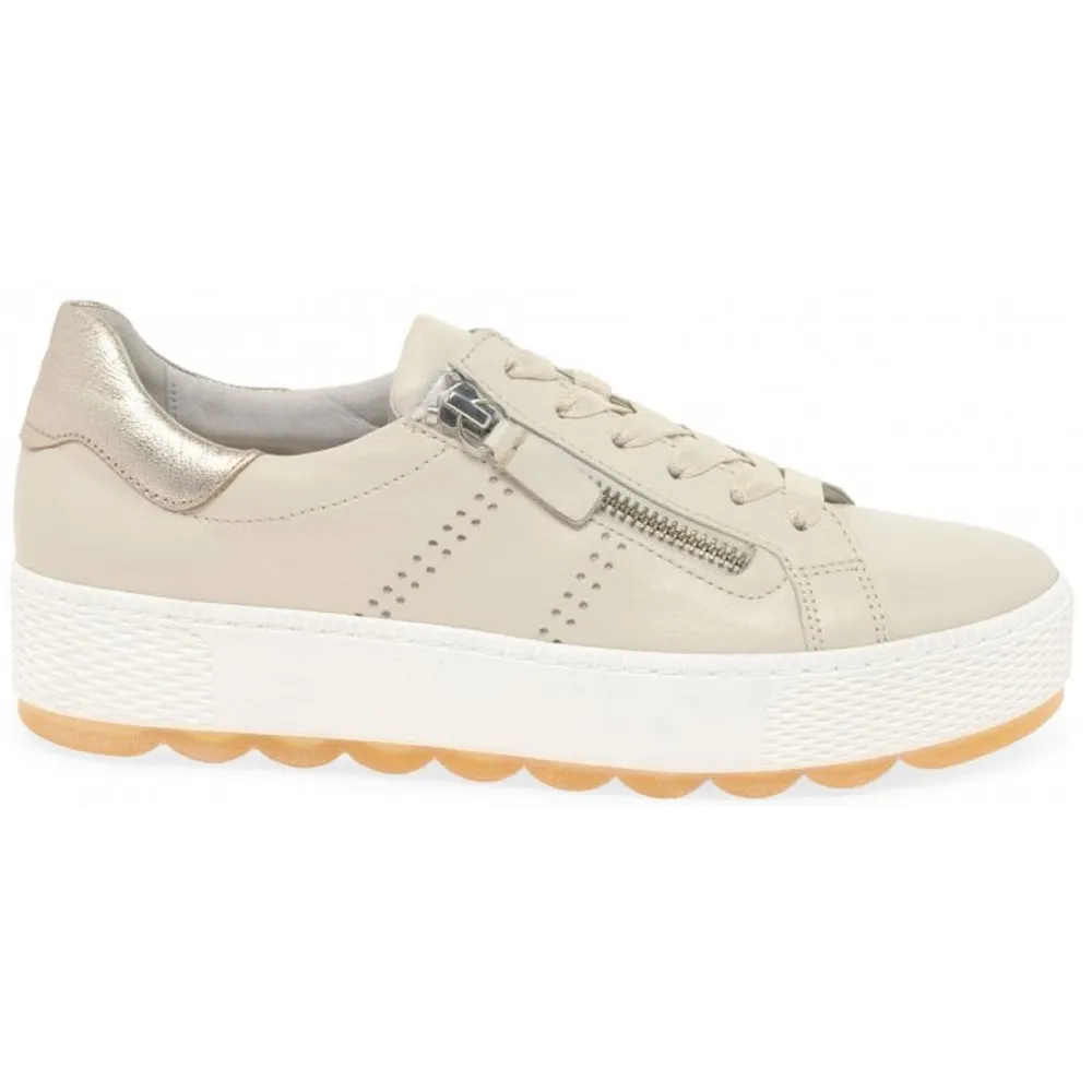 Gabor Quench Ivory/Muschel Trainers