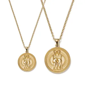 Gemini Zodiac Pendant Necklace