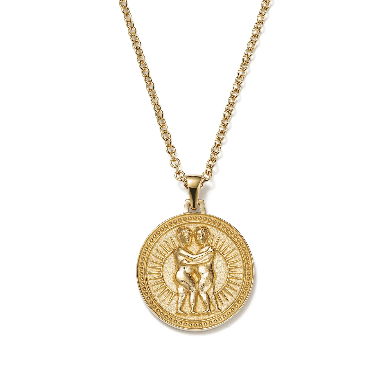 Gemini Zodiac Pendant Necklace