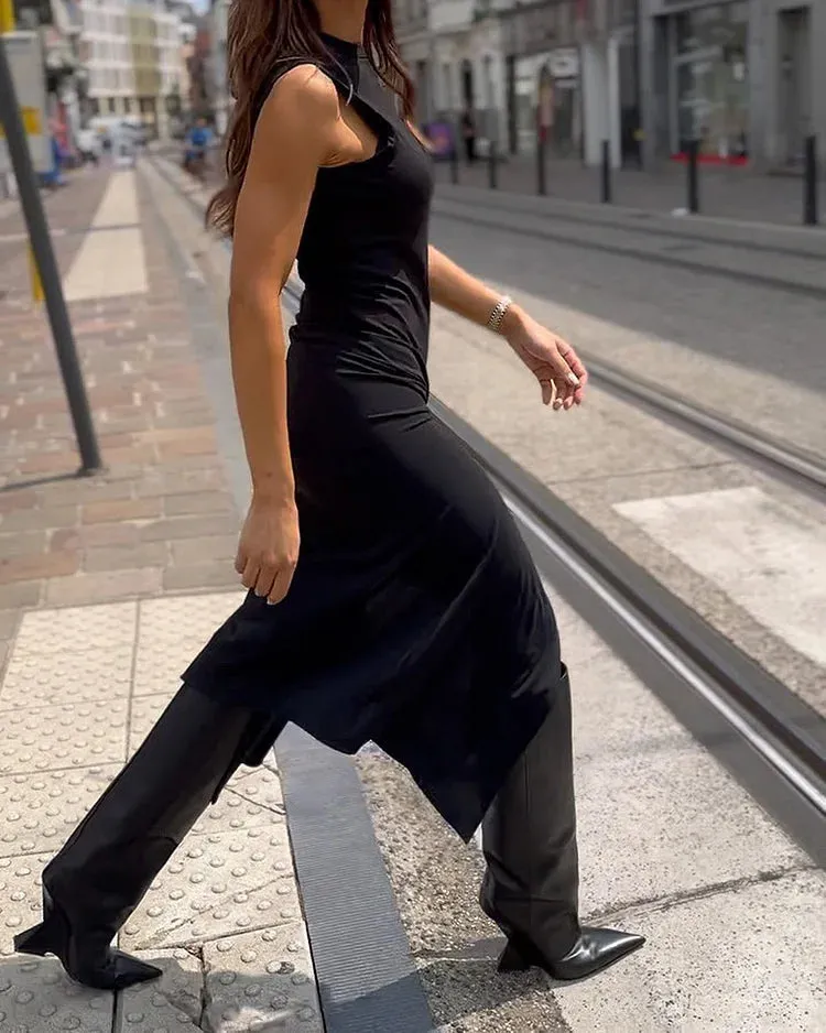 Geraldine - Sleeveless Maxi Dress