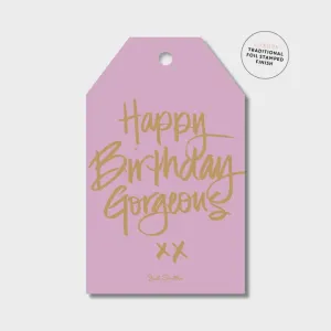 Gift Tag - Happy Birthday Gorgeous