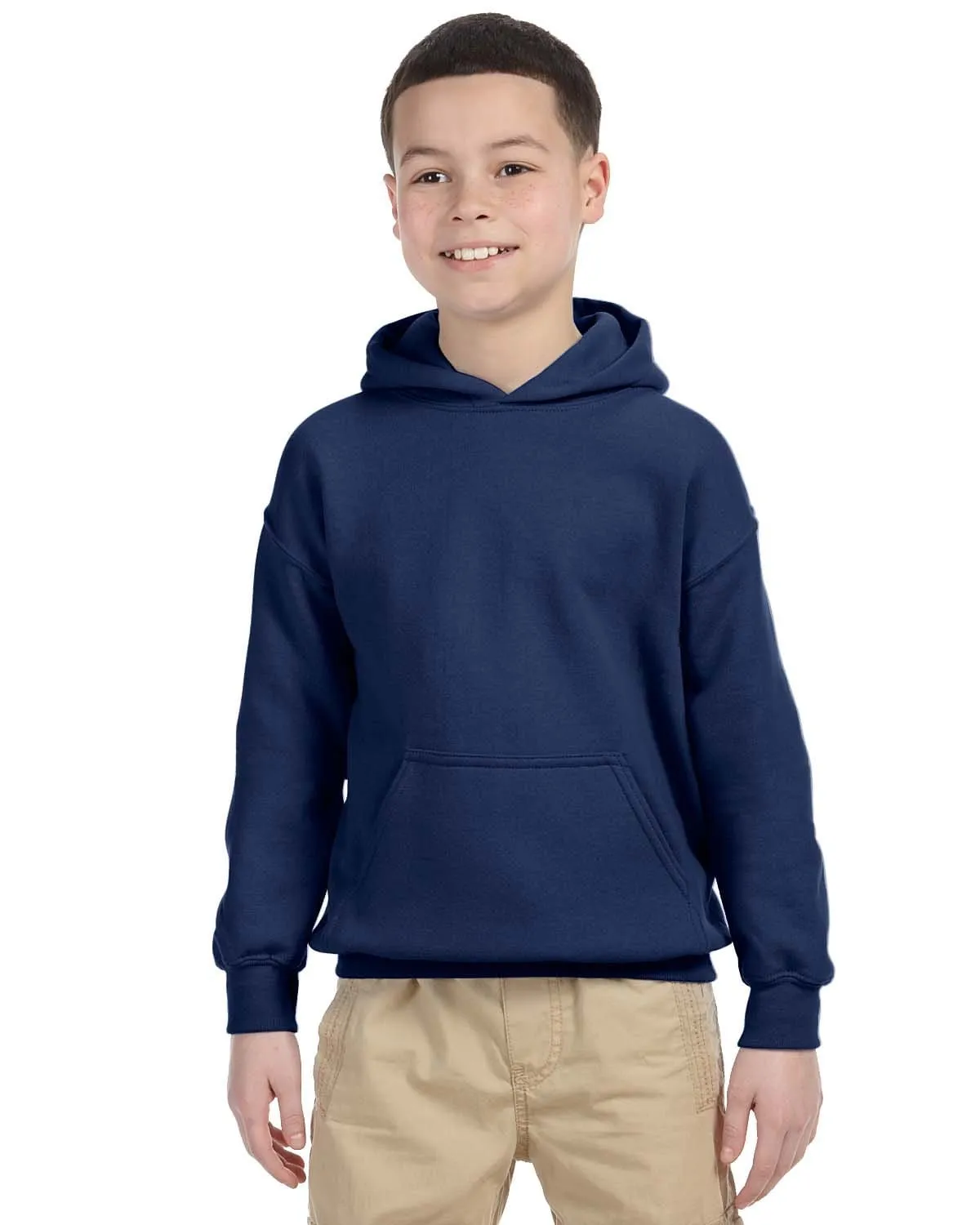 Gildan Youth Lightweight 50/50 Hoodie | Navy