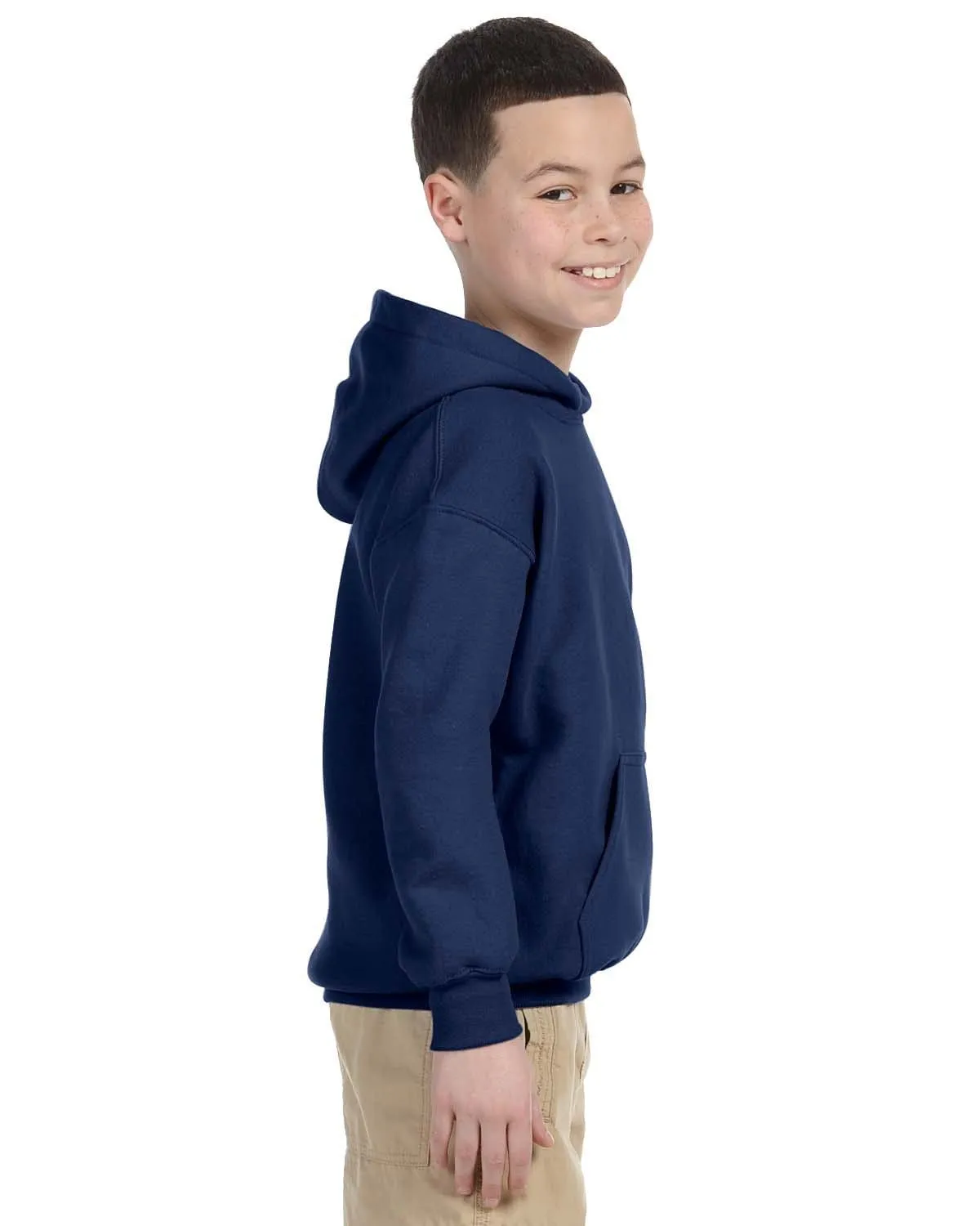 Gildan Youth Lightweight 50/50 Hoodie | Navy