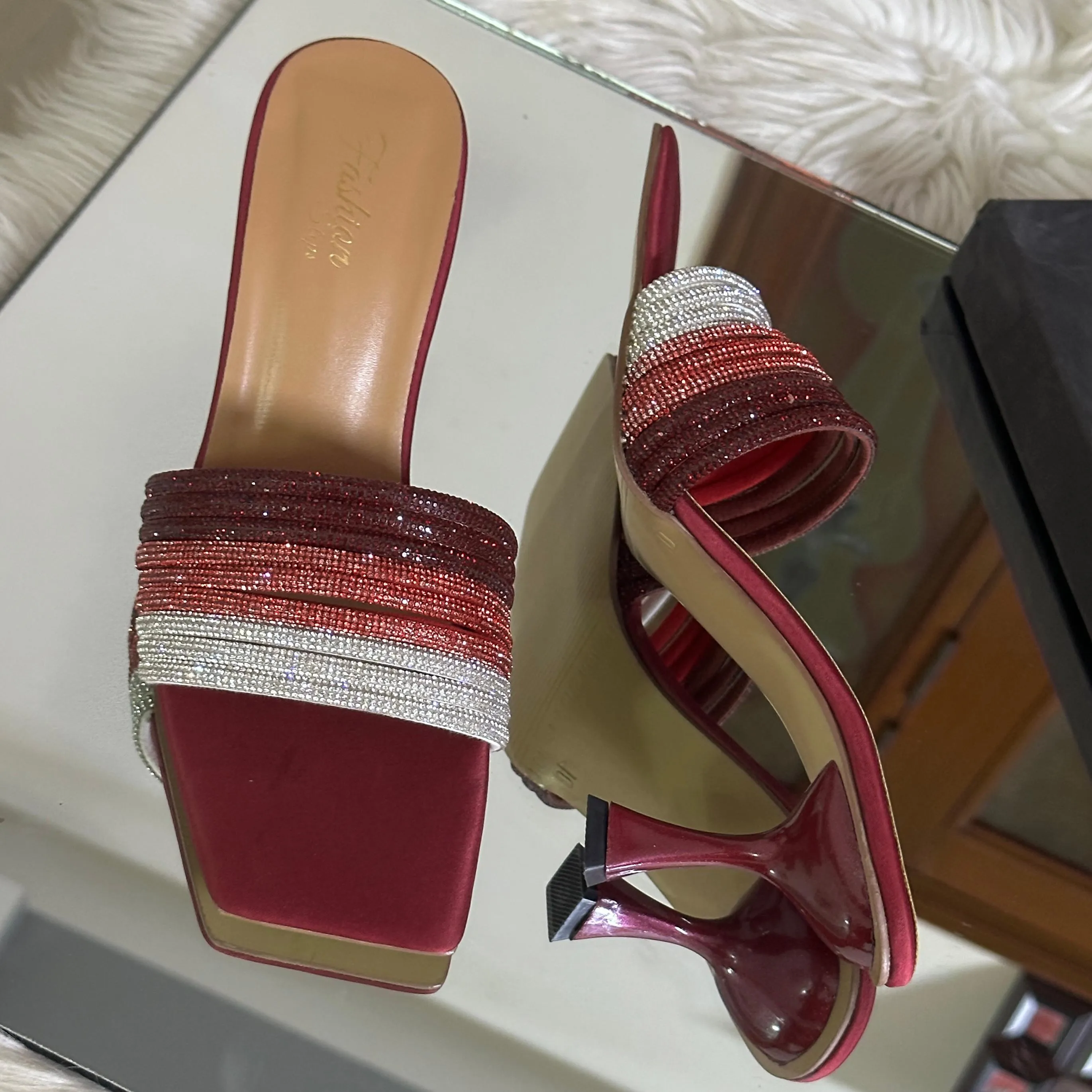 Glamora Heels (Red)