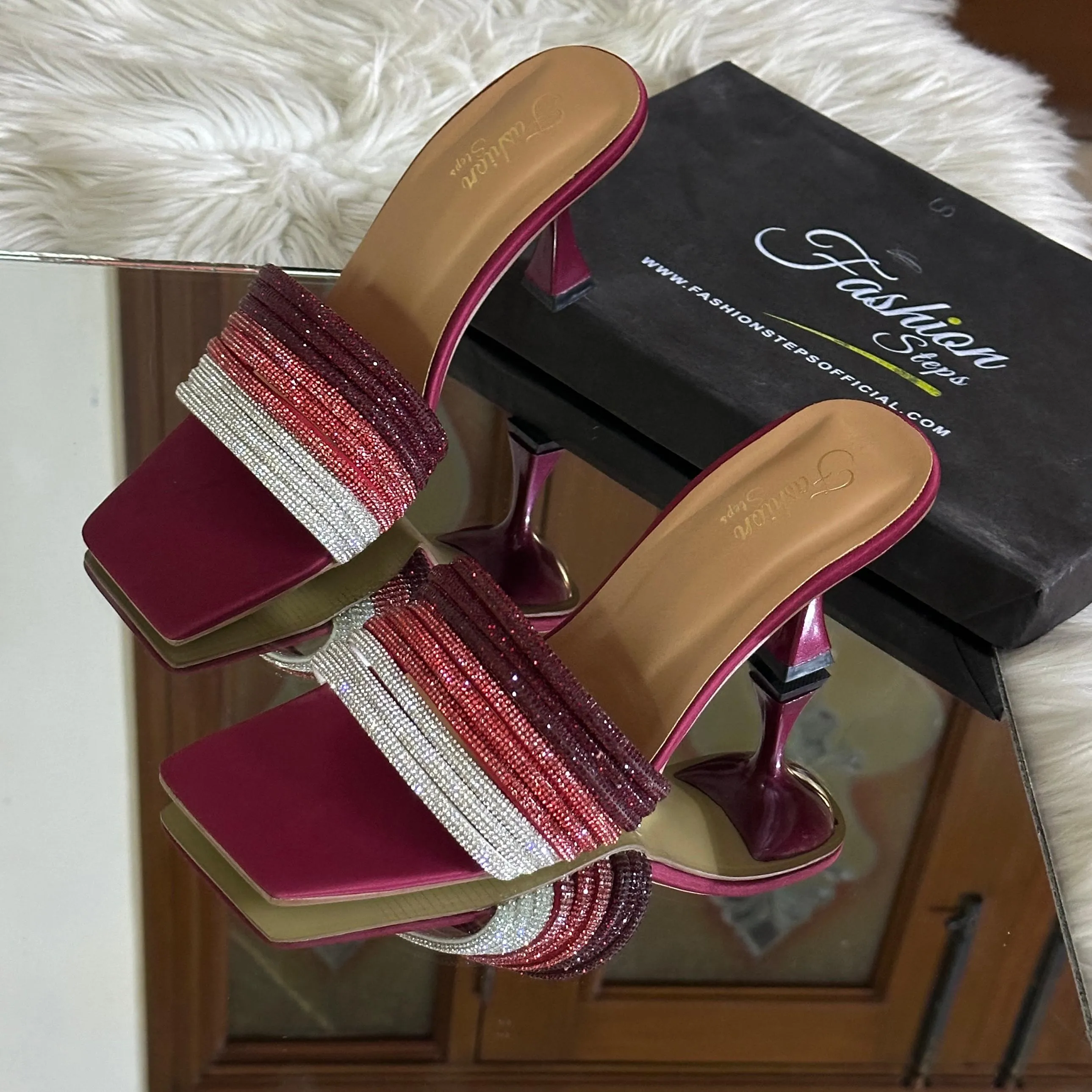 Glamora Heels (Red)