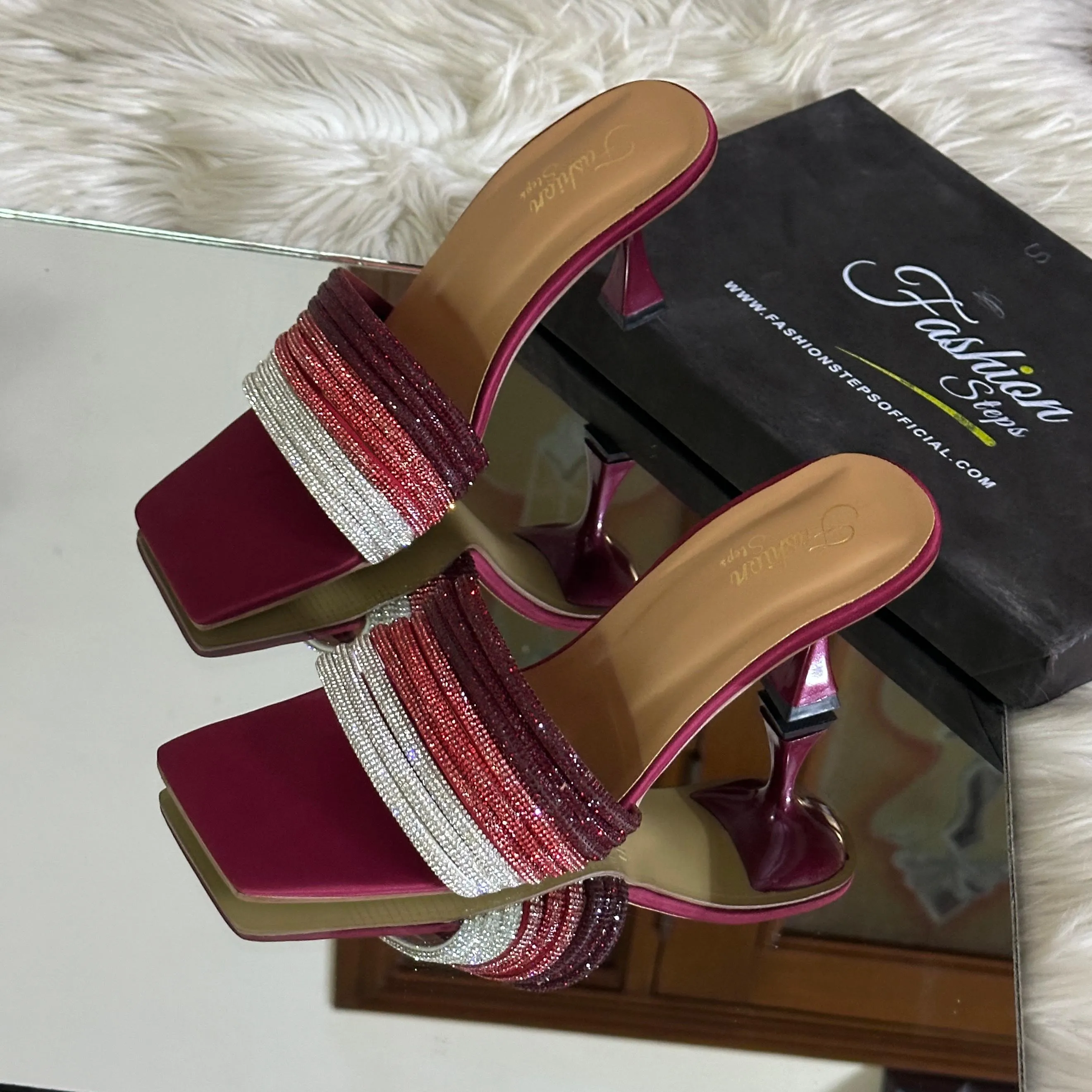 Glamora Heels (Red)