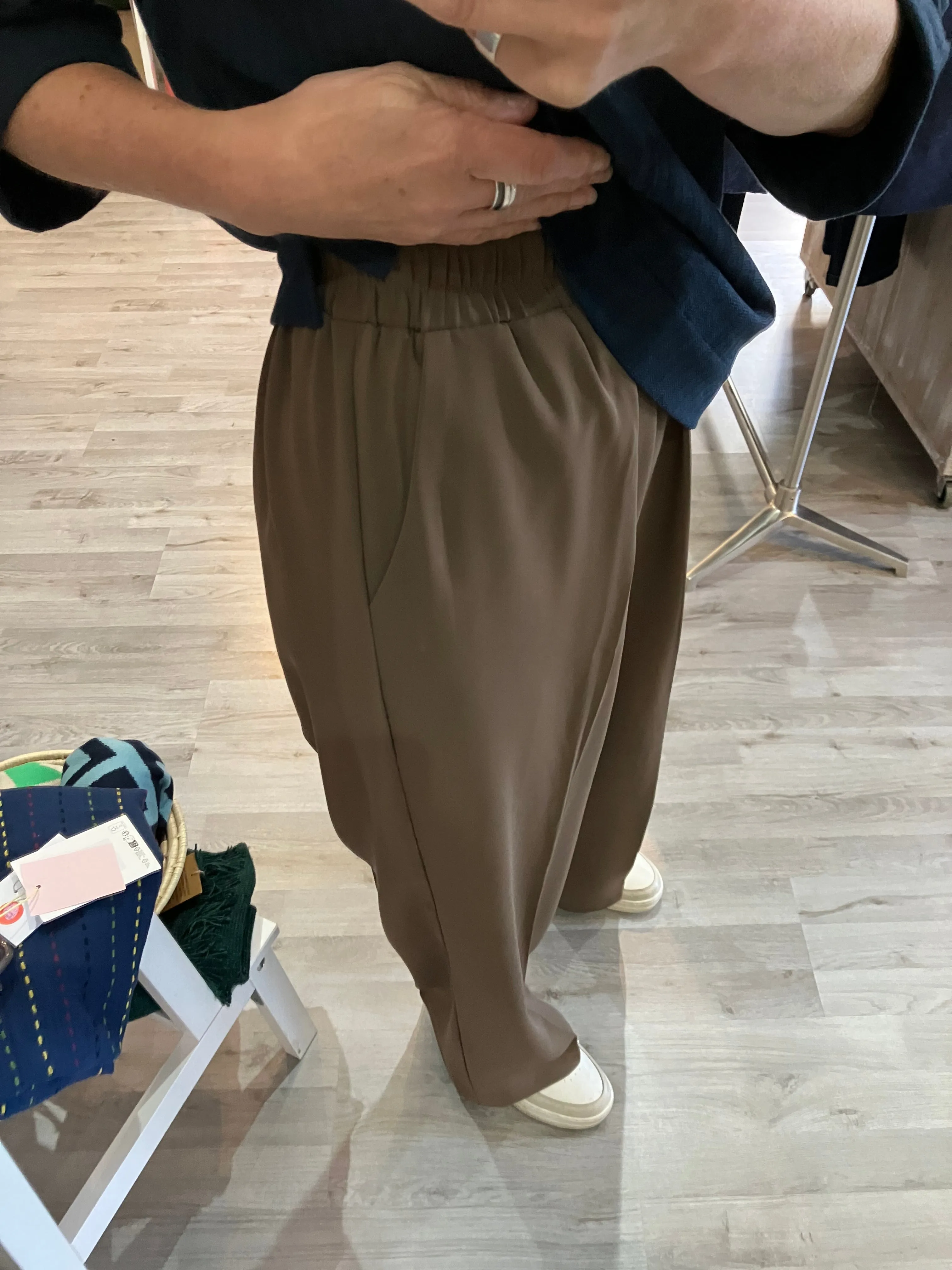 Grace & Mila Noblesse casual trouser in khaki