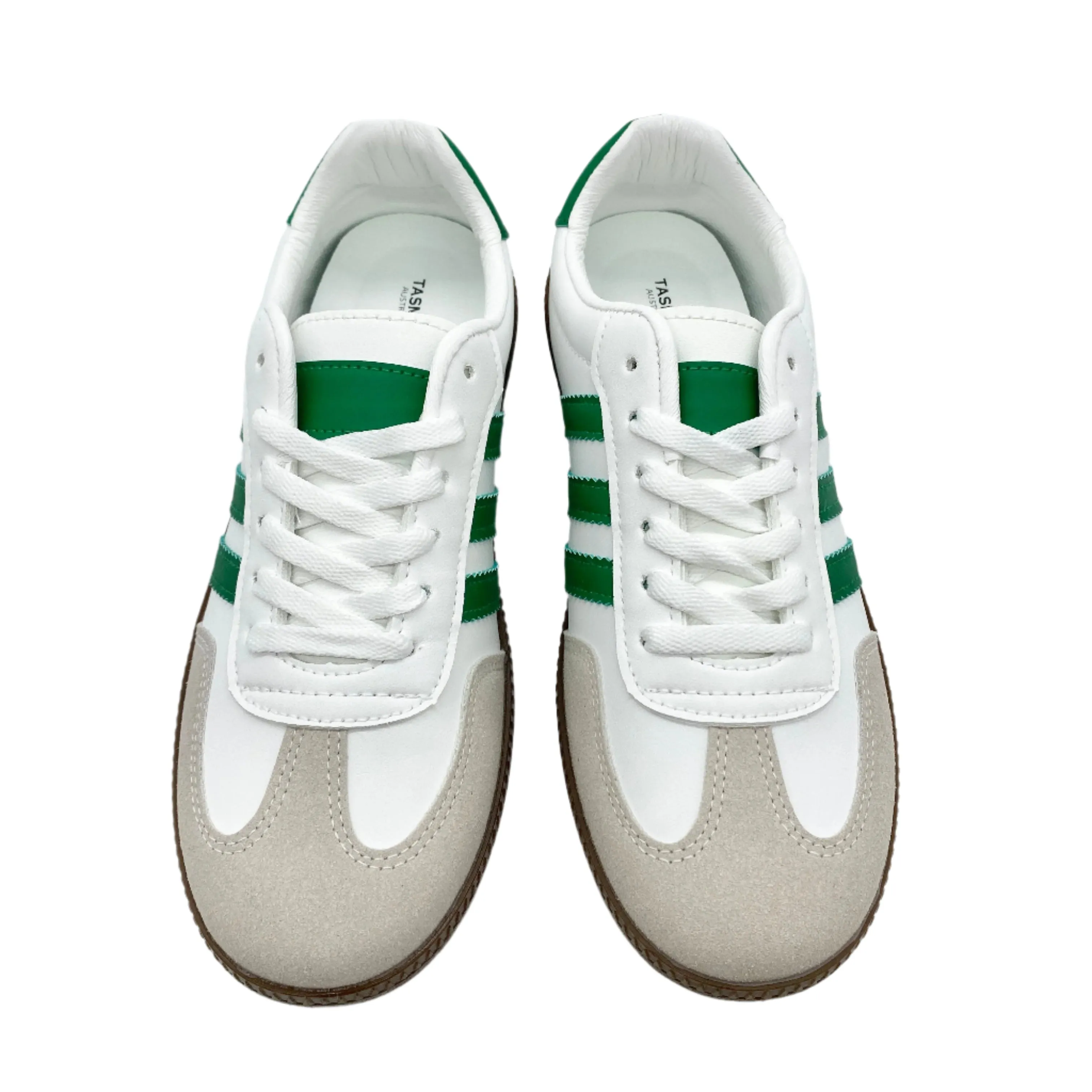 Green stripe sneaker