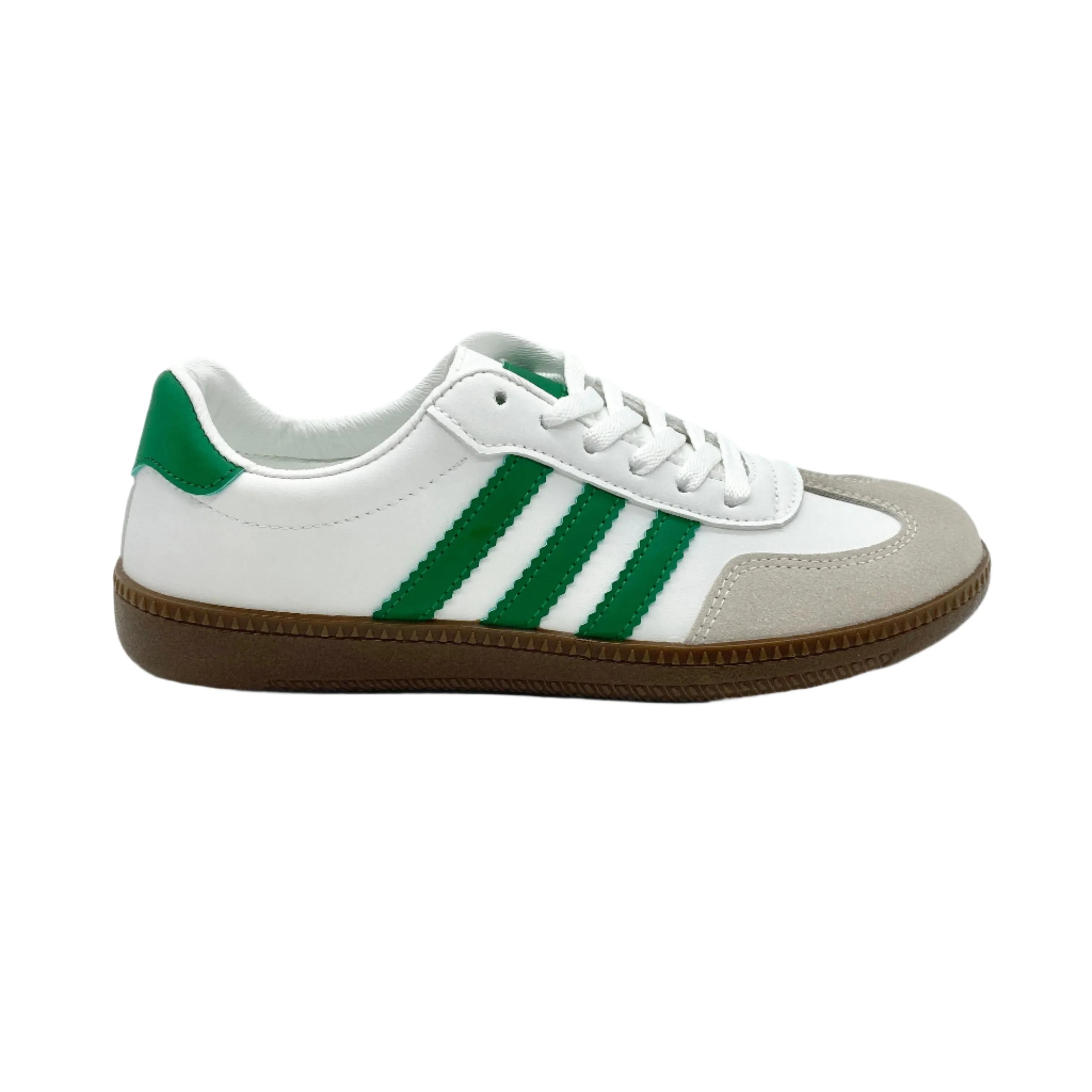 Green stripe sneaker