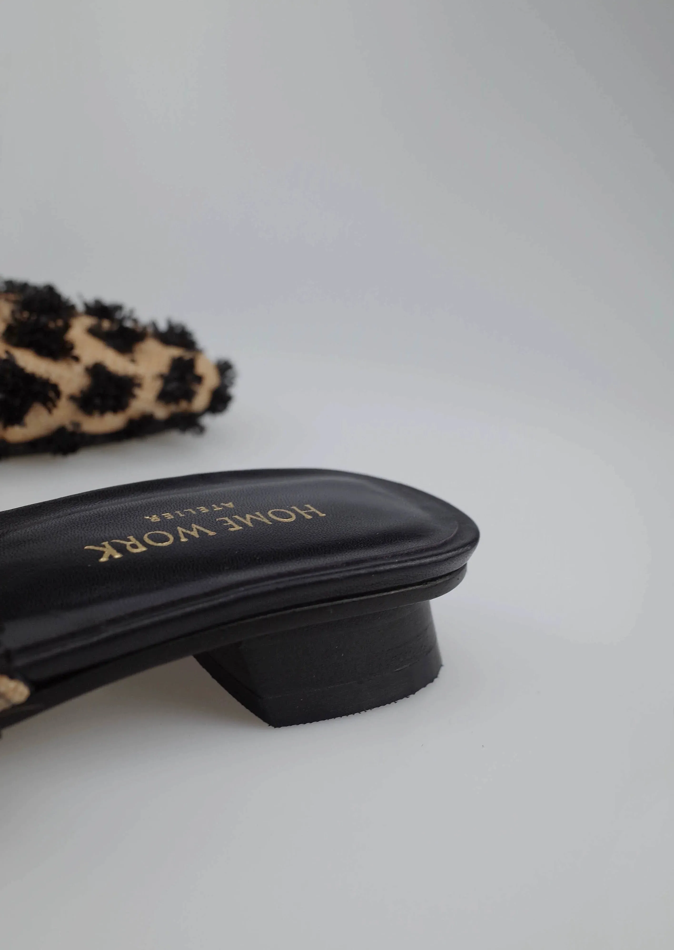 Hand-Woven Jacquard Mules