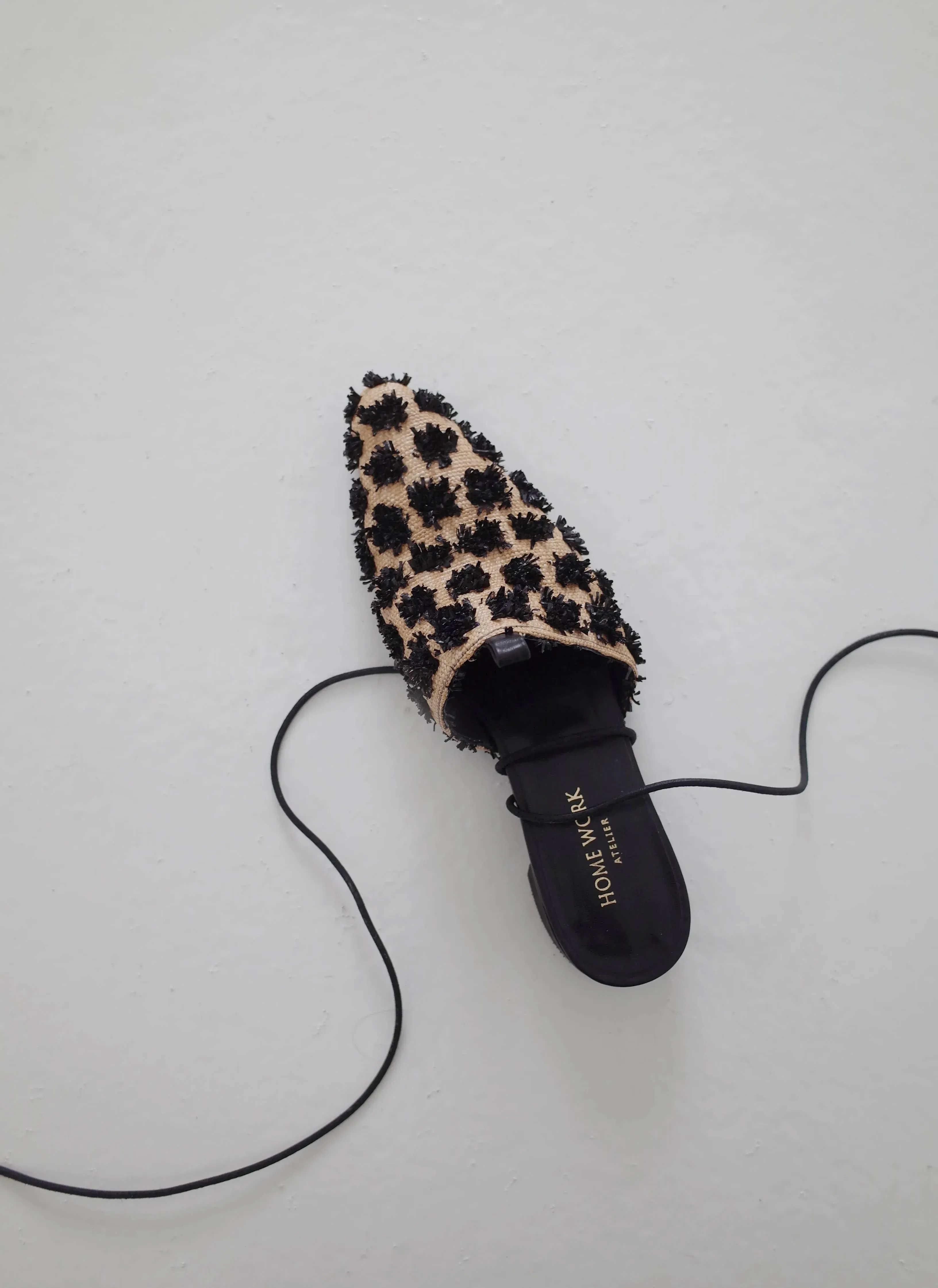 Hand-Woven Jacquard Mules