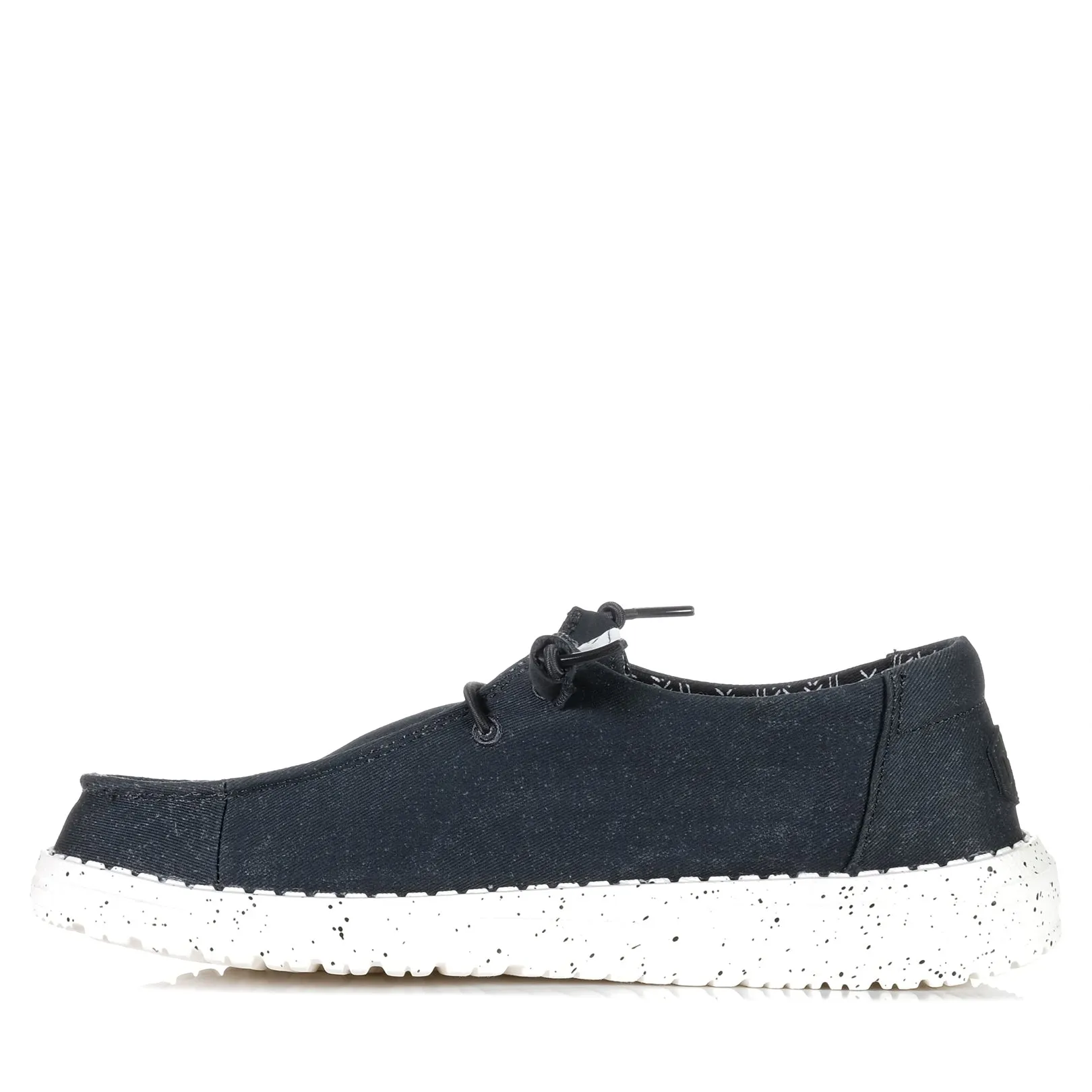 Hey Dude Womens Wendy Stretch Canvas Black
