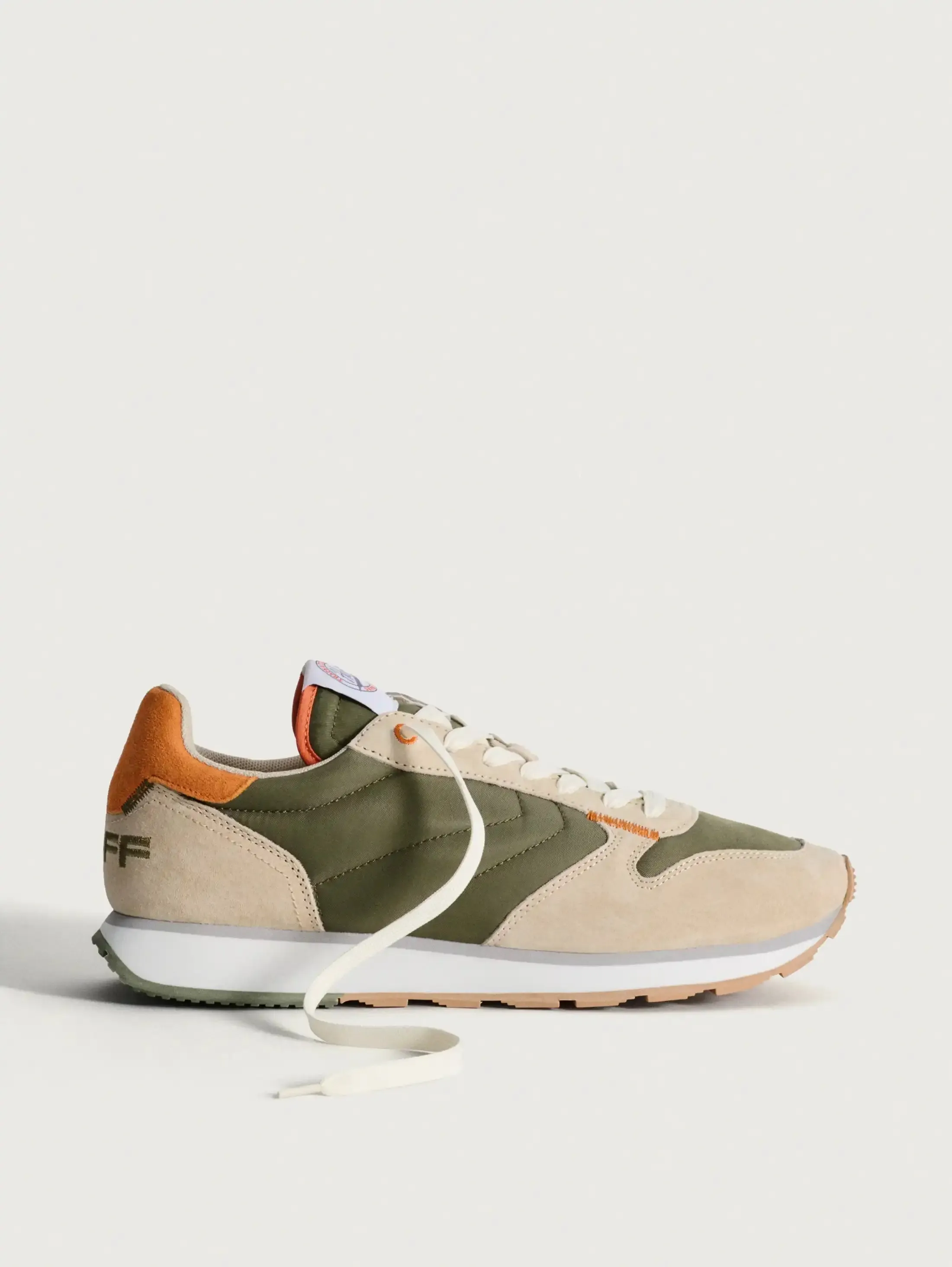 HOFF Mens Rhodes Trainers Beige/Green