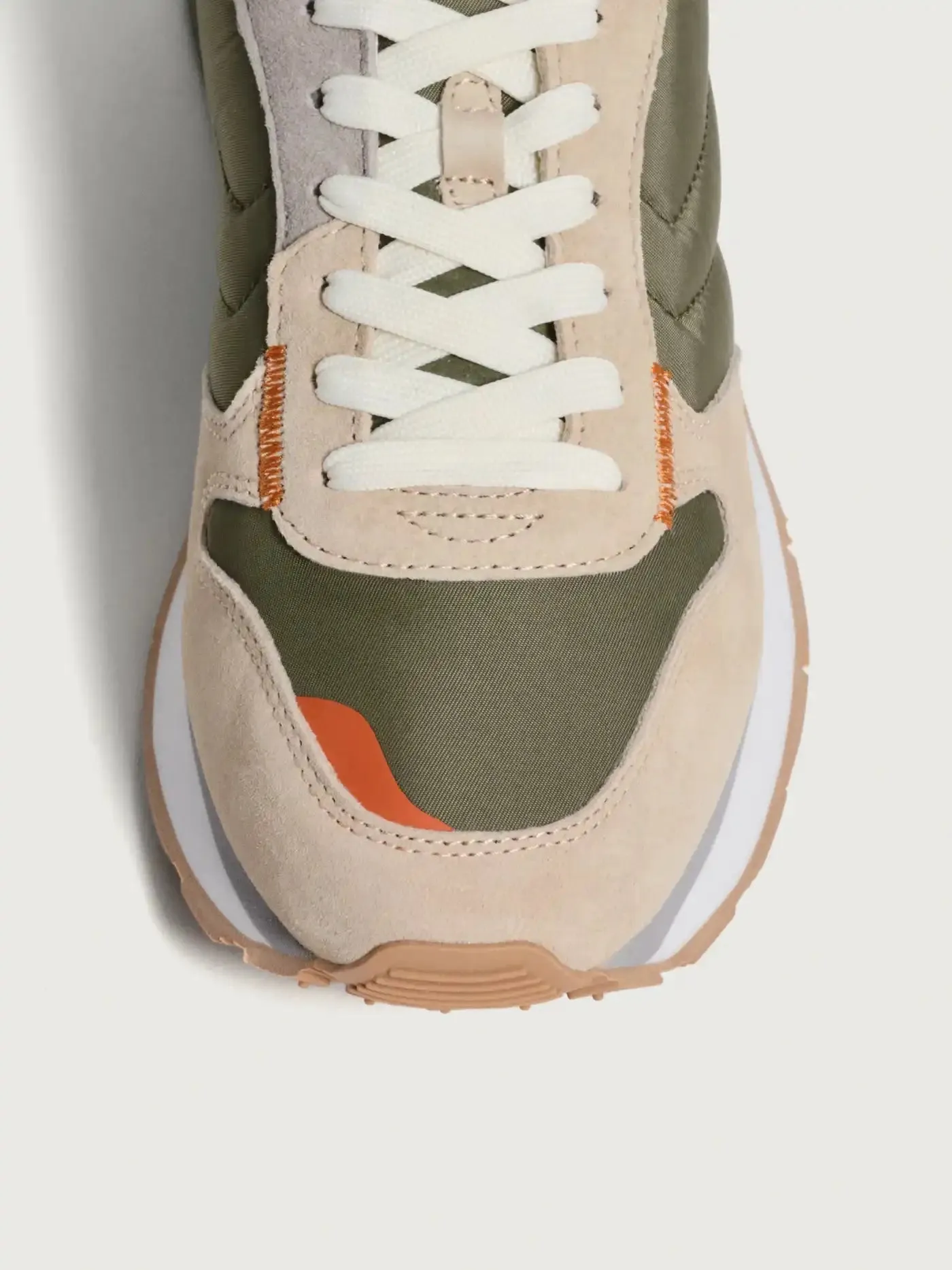 HOFF Mens Rhodes Trainers Beige/Green