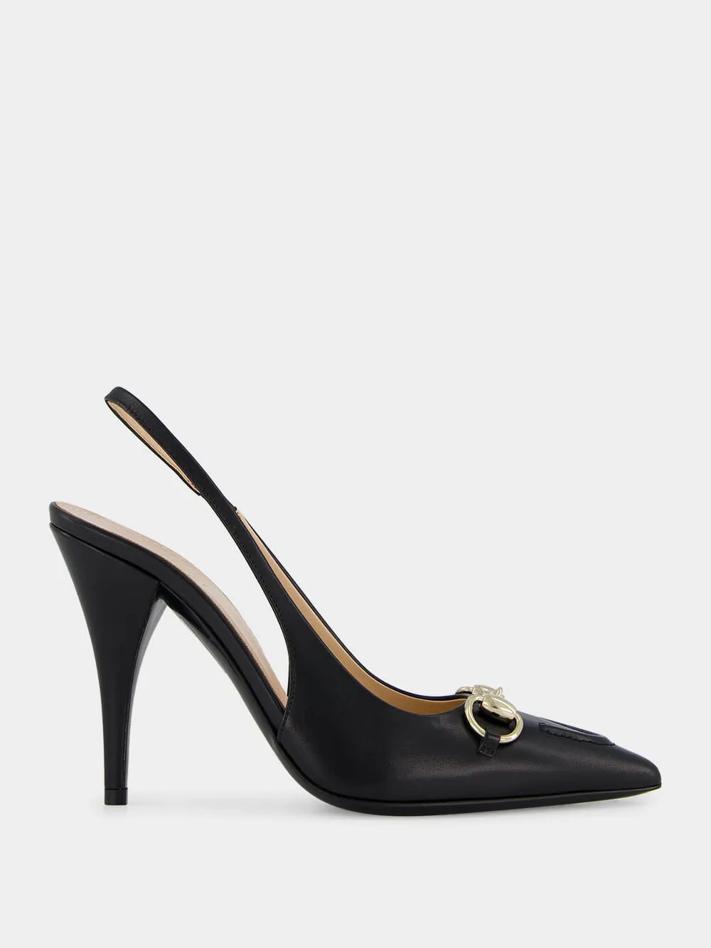 Horsebit Slingback Pump